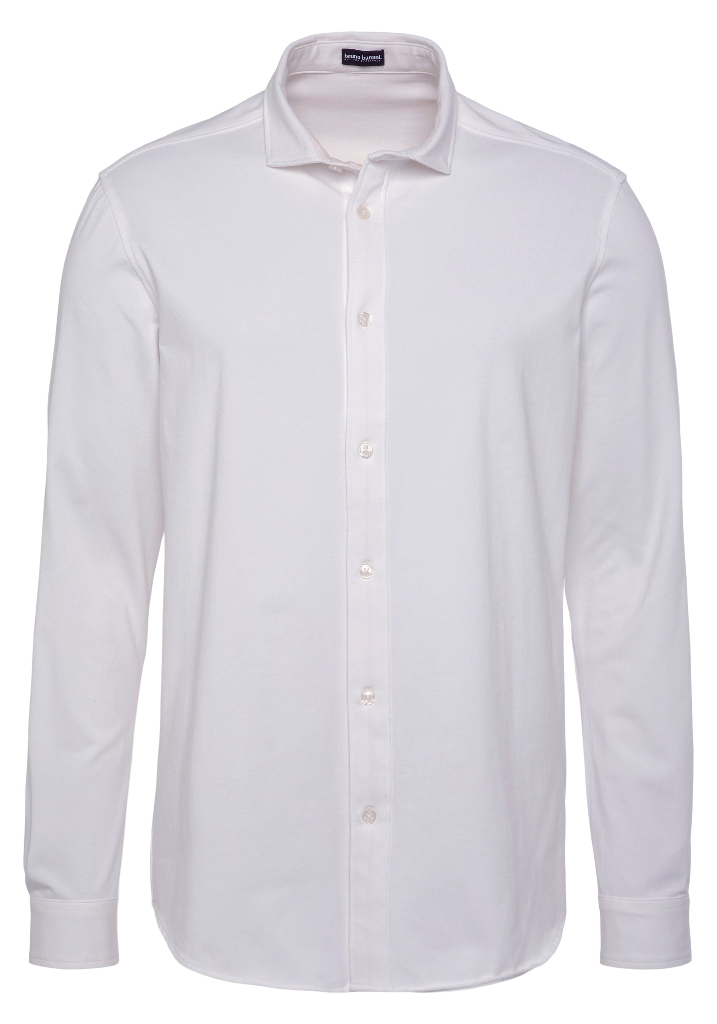 Bruno Banani Overhemd met lange mouwen Jersey shirt comfortabel als een T-shirt