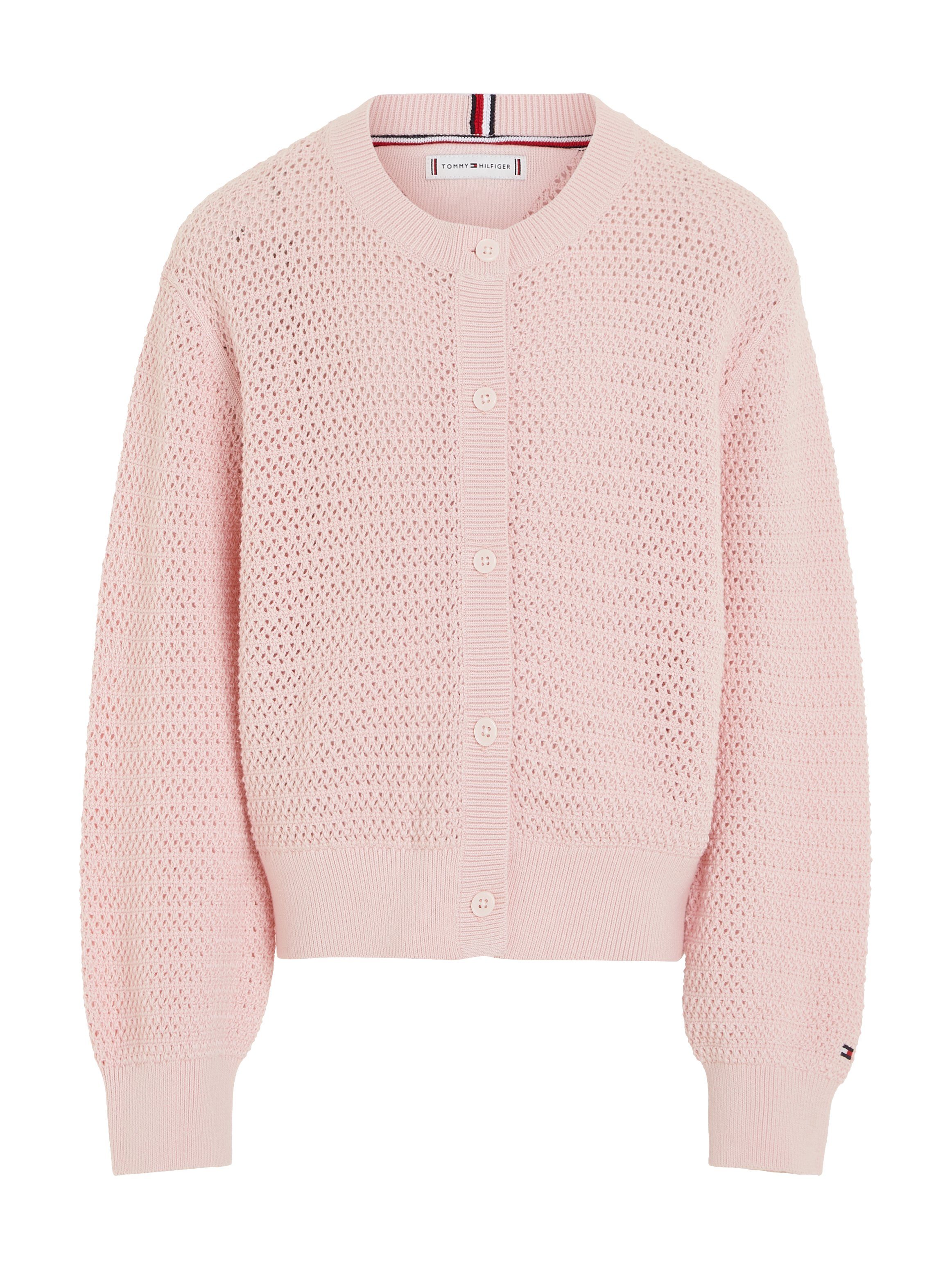 Tommy Hilfiger Vest CROCHET CARDIGAN