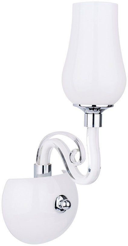 SPOT Light Wandlamp Lutecja Wandlamp van metaal en glas voor woon- en eetruimte (1 stuk)