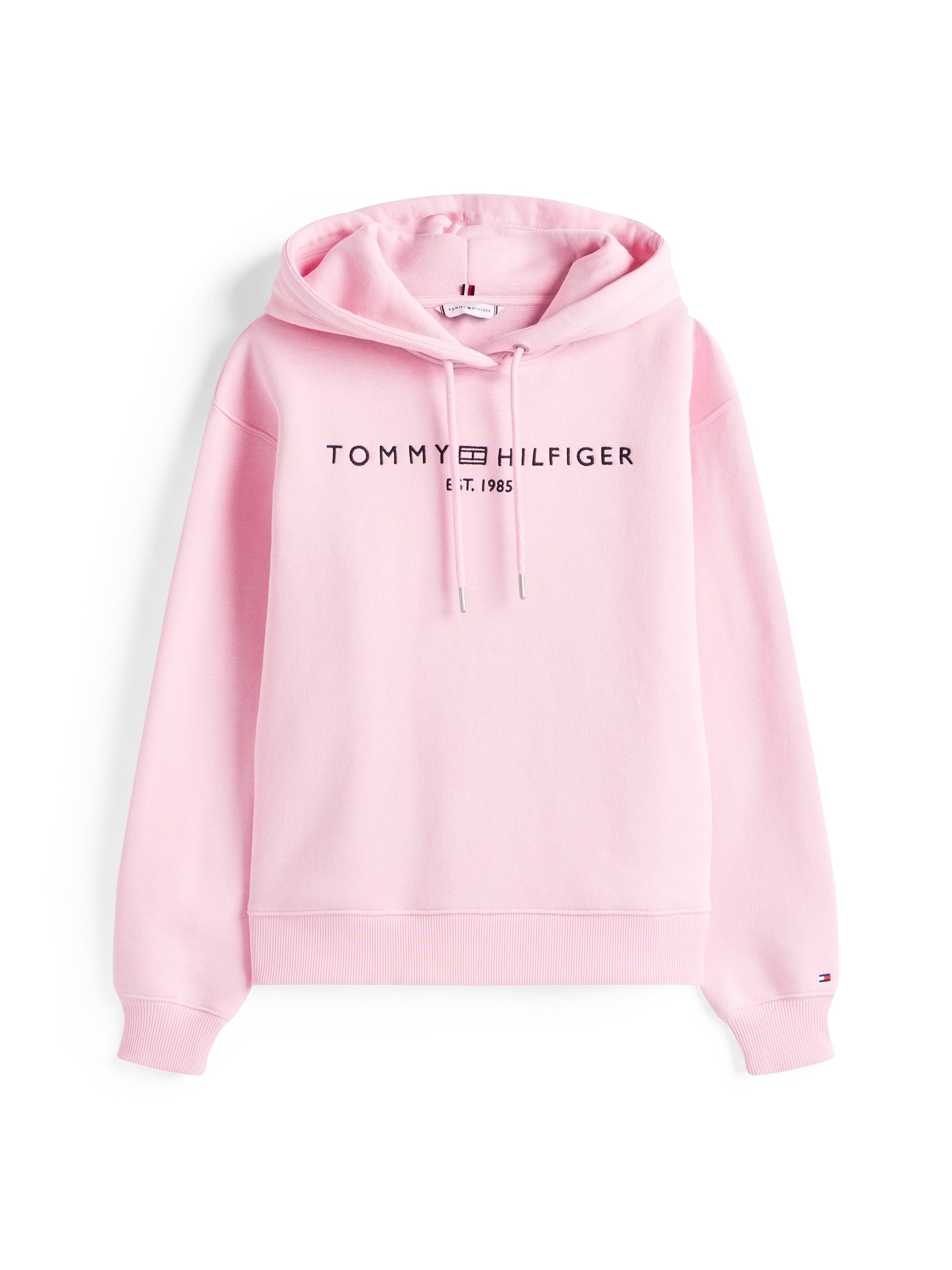 Tommy Hilfiger Hoodie MDRN REG CORP LOGO HOODIE met geborduurd logo-opschrift
