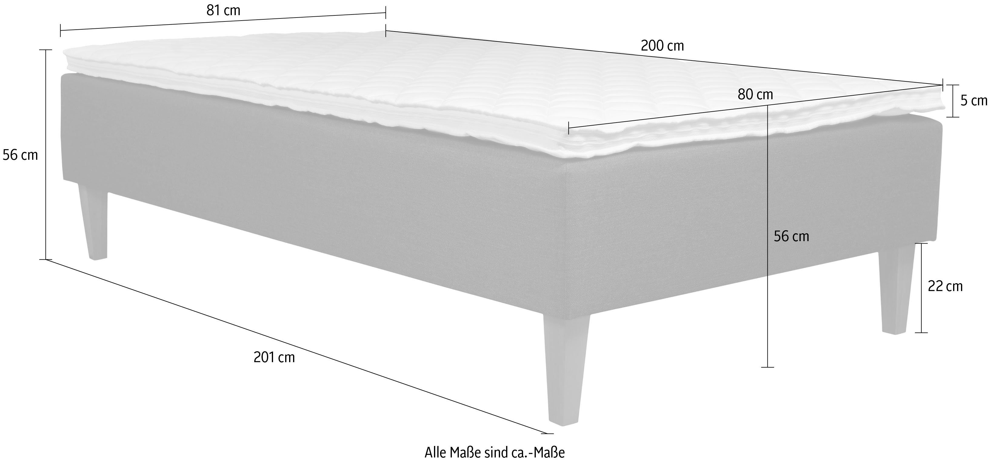 Home affaire Boxspring Osterberg met pocketbinnenveringsbox