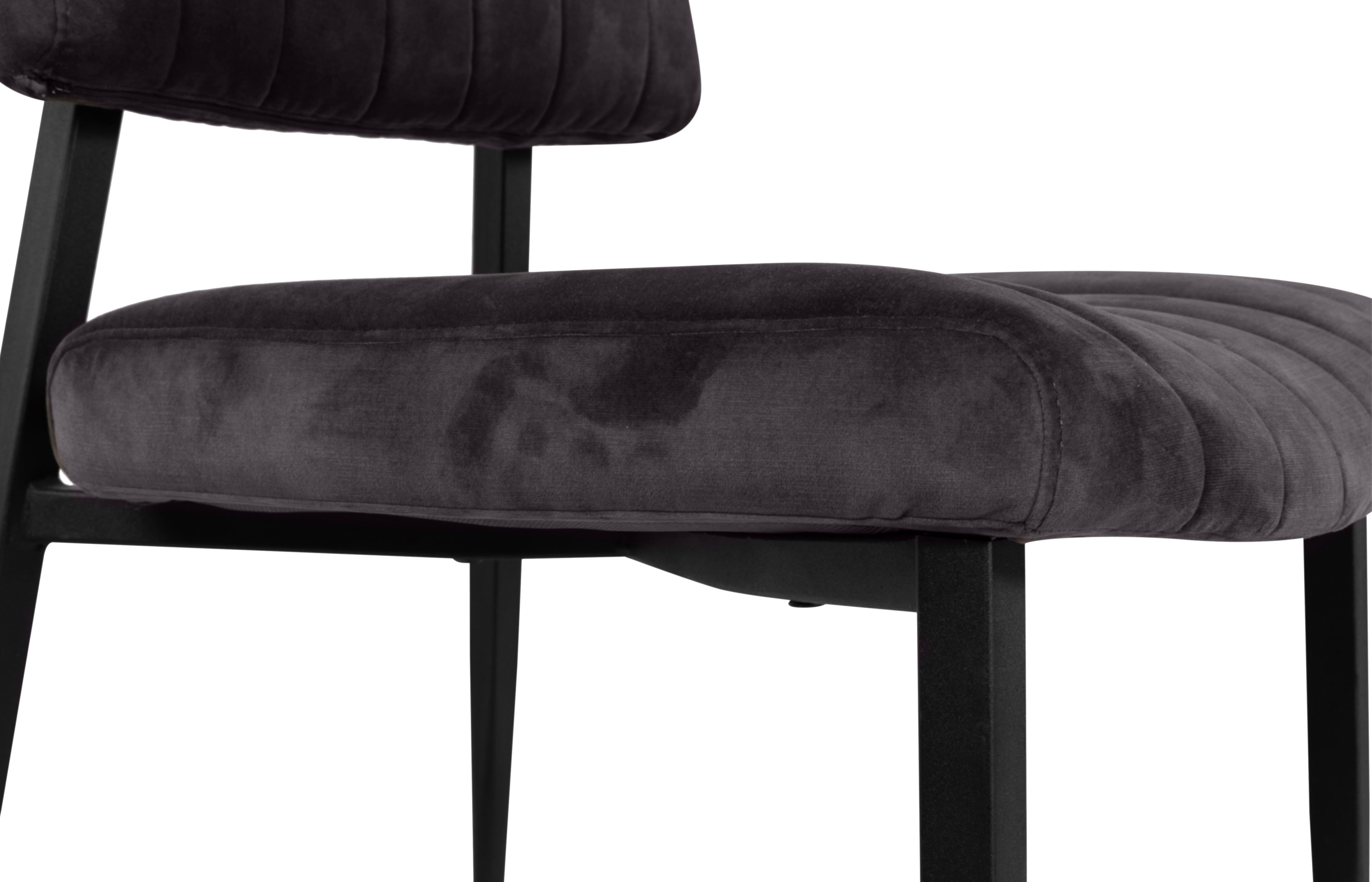 OMG Design Eetkamerstoel Ivan onderhoudsvriendelijk velvet bekleding, keukenstoel (set)
