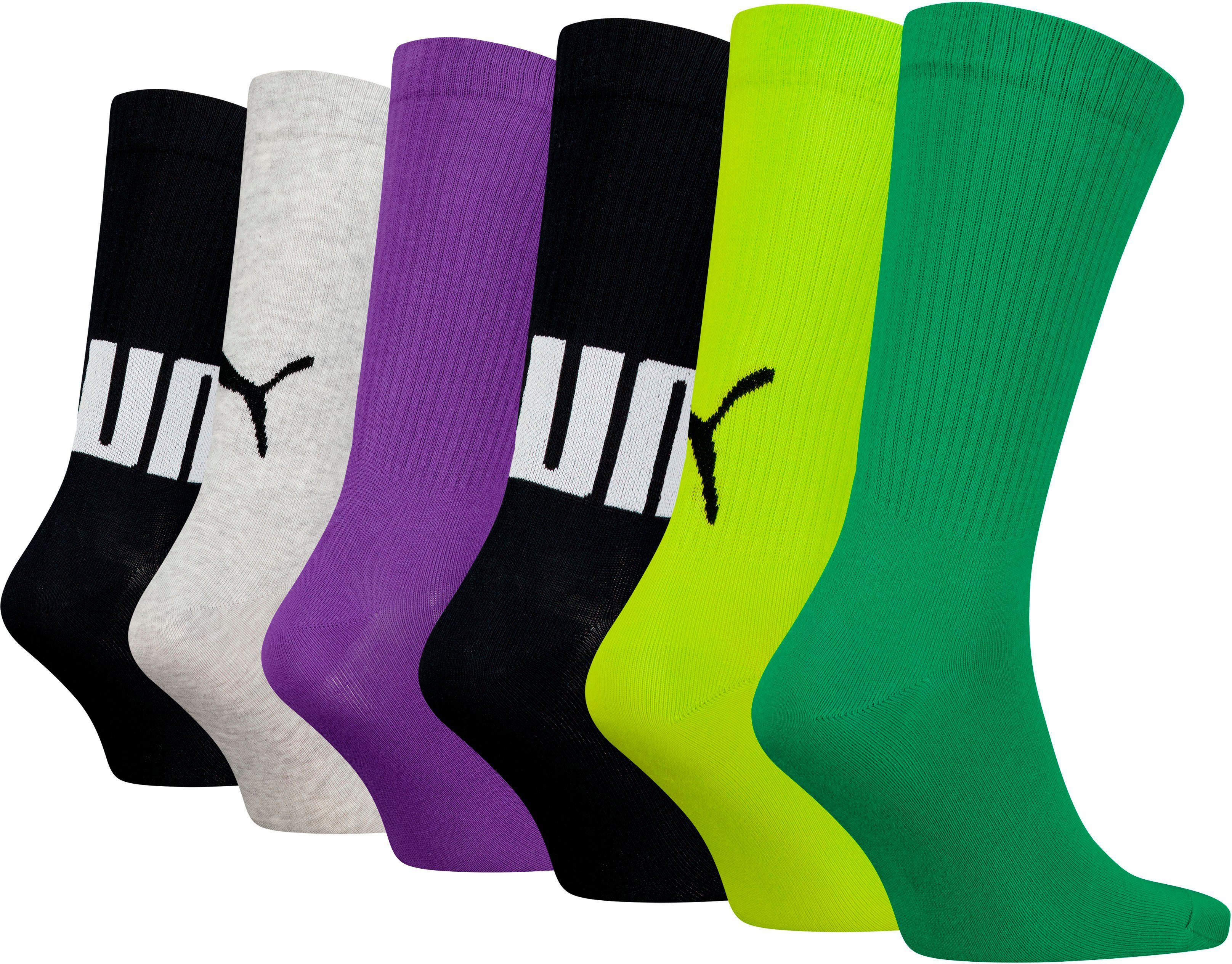 PUMA Sportsokken met geborduurd logo (Set van 6)