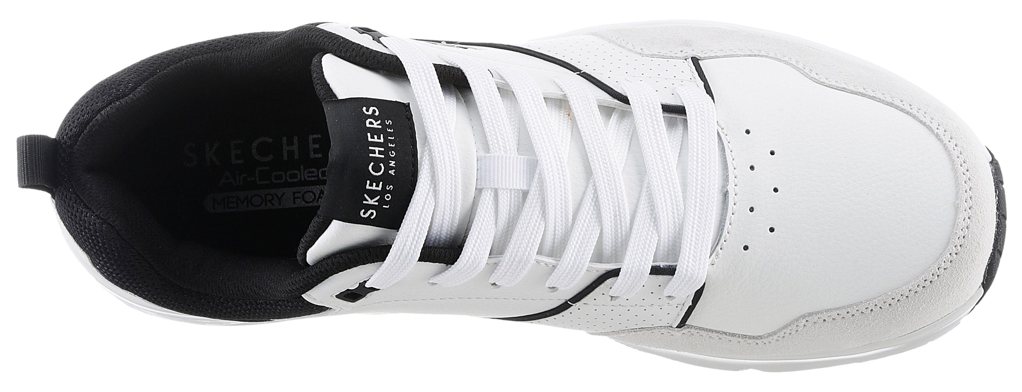 Skechers Sneakers UNO-RETRO ONE , retro sneaker, veterschoen met skech-air luchtkussen zool