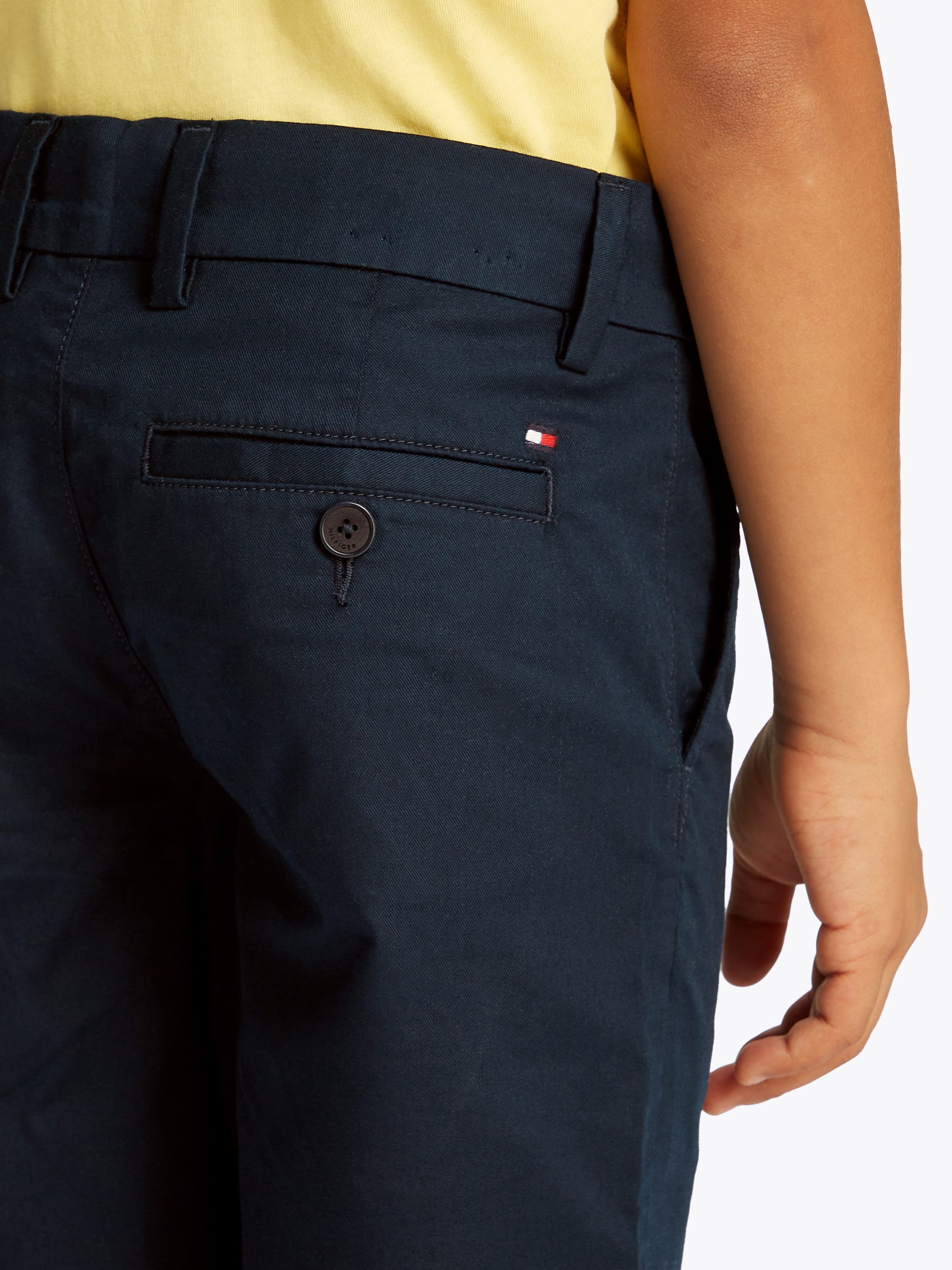 Tommy Hilfiger Short 1985 CHINO SHORT met geborduurd logo