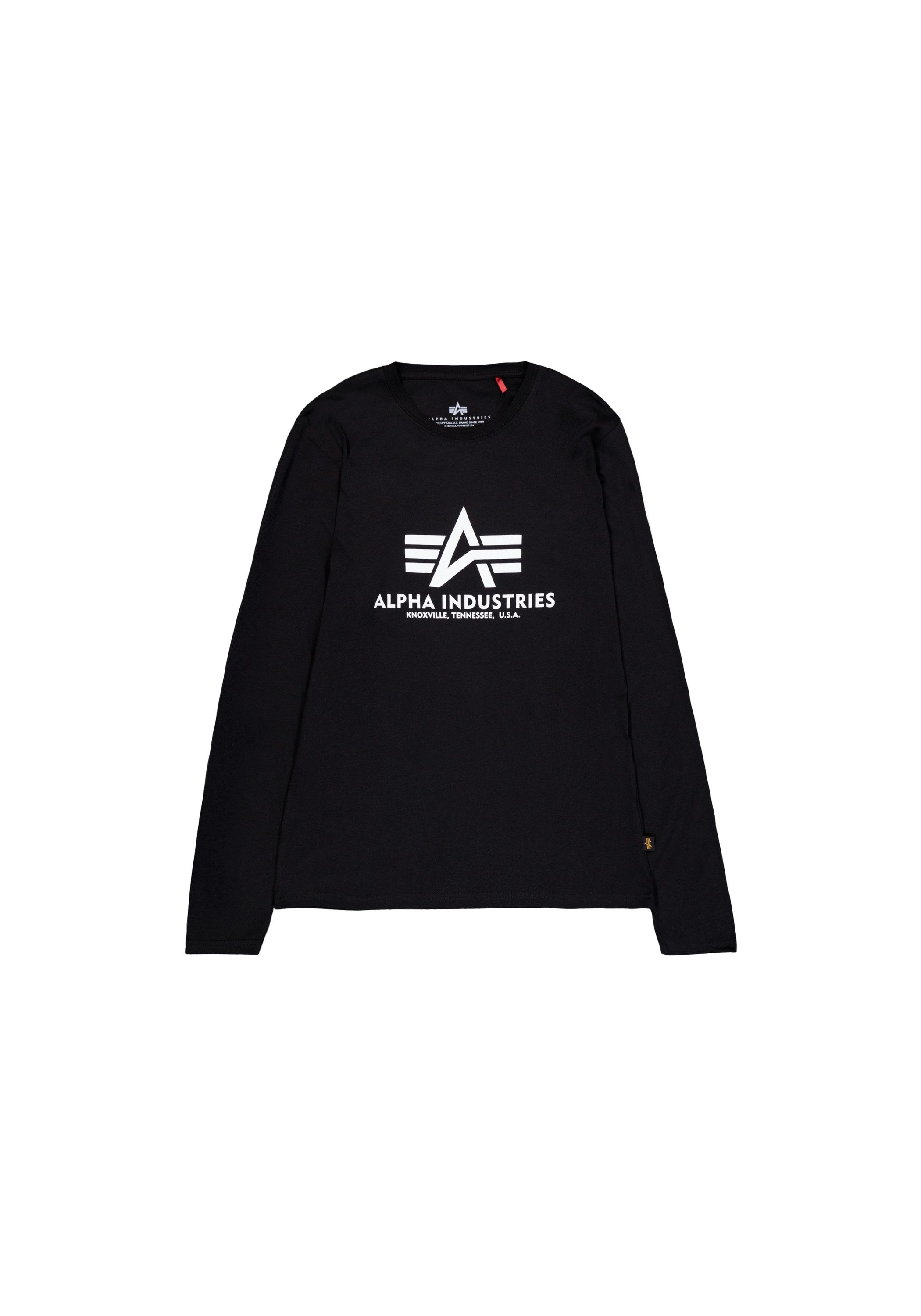 Alpha Industries Longsleeve Alpha Industries Men - Longsleeves Basic T - Longsleeve heren t-shirts maat XS zwart