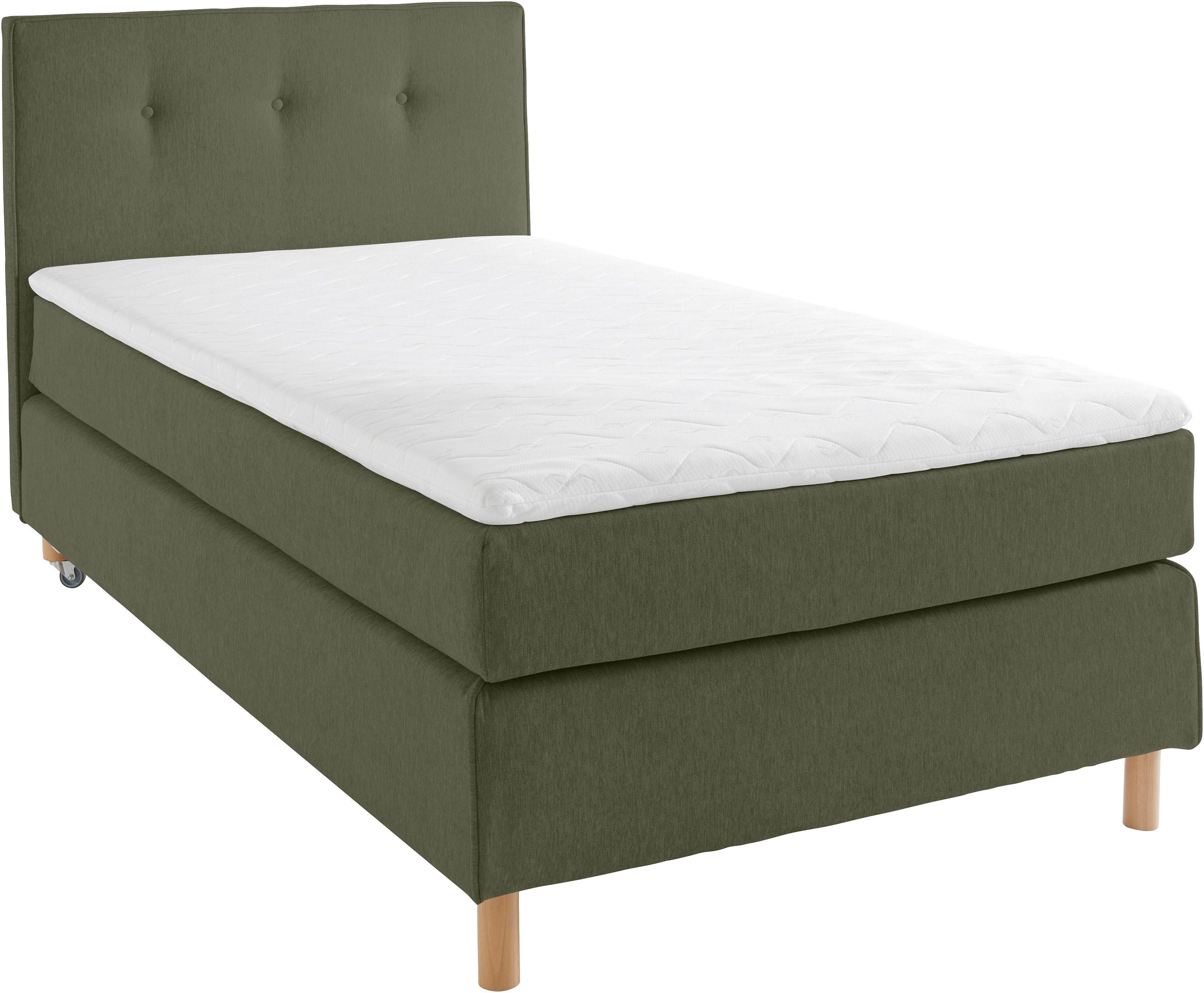 Home affaire Boxspring Heimatblick 100x200cm naar wens uitbreidbaar naar dubbel- en familiebest
