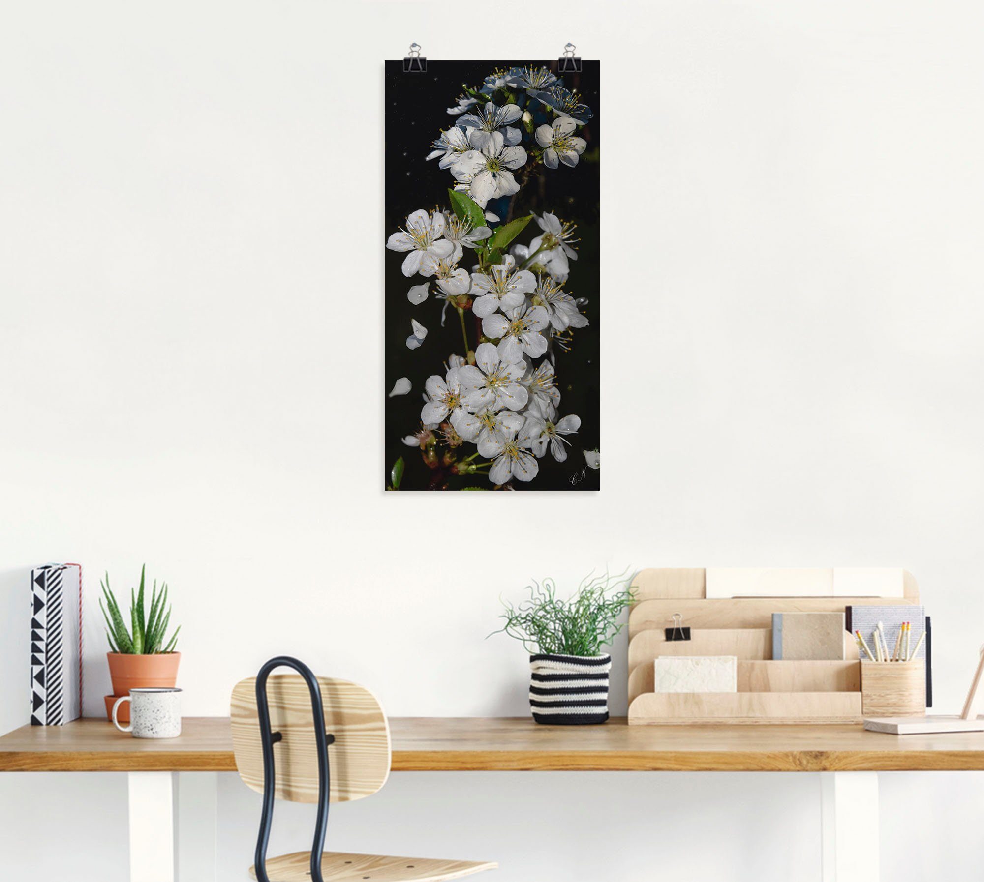 Artland Artprint Boombloesem als artprint op linnen, poster, muursticker in verschillende maten