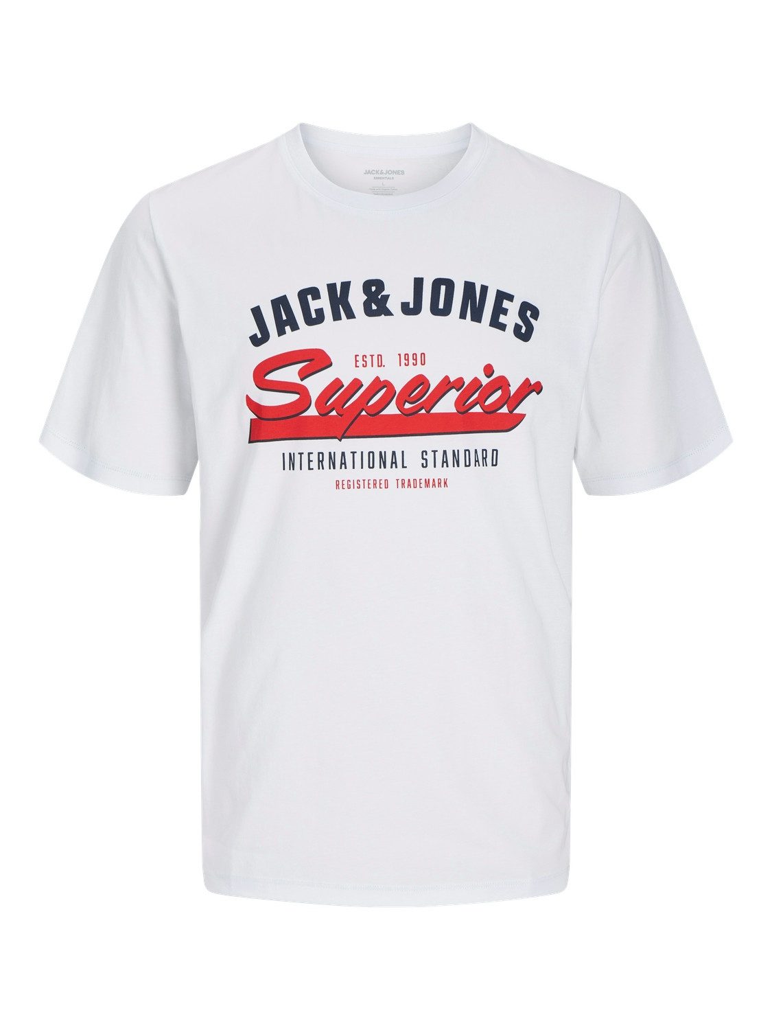 Jack & Jones Shirt met ronde hals JJELOGO TEE SS O-NECK 2 COL SS25 SN