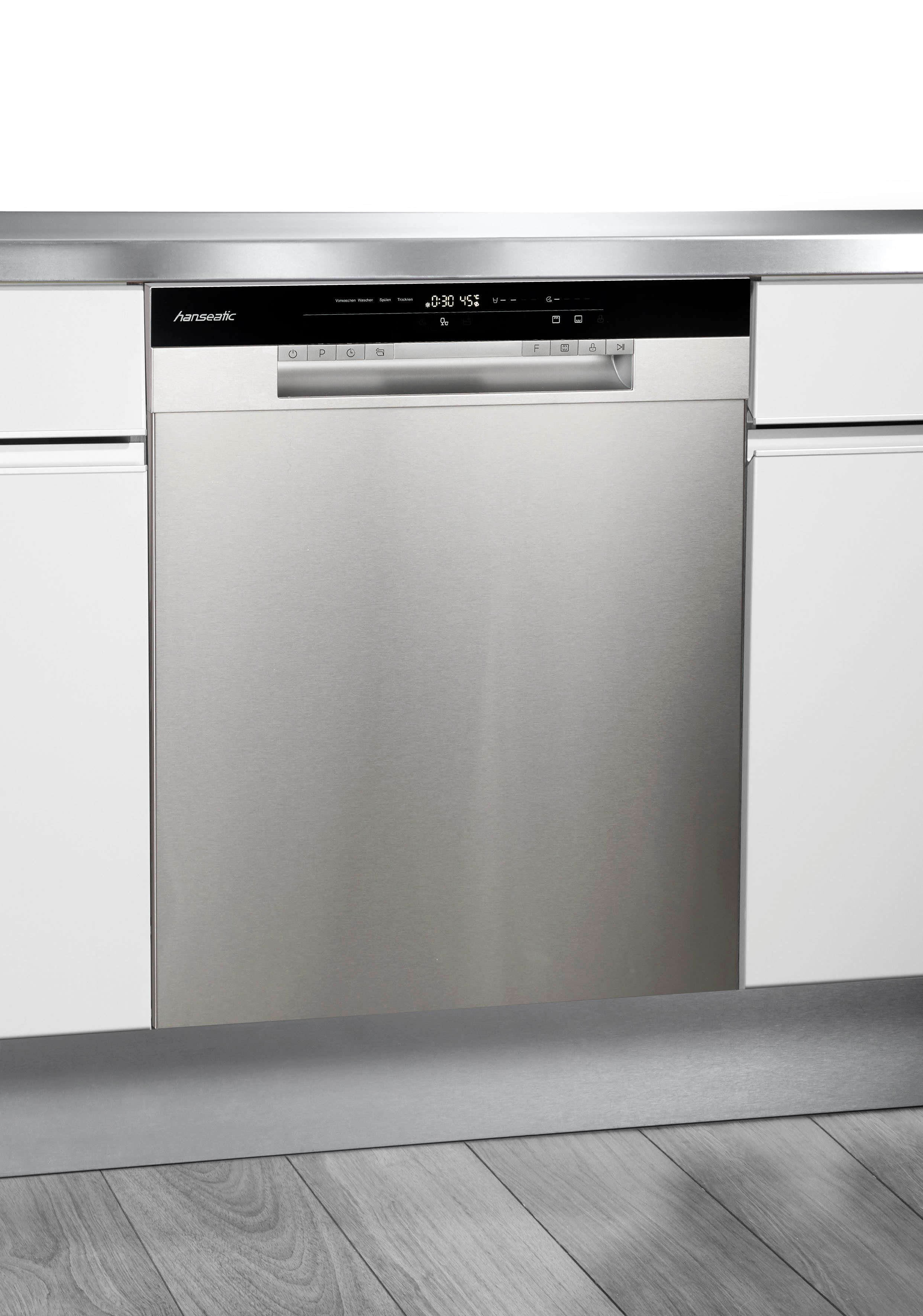 Hanseatic Onderbouwvaatwasser HGU6082B147931ES, 82 cm x 60 cm, Onderkorf met comfortabele heftechniek