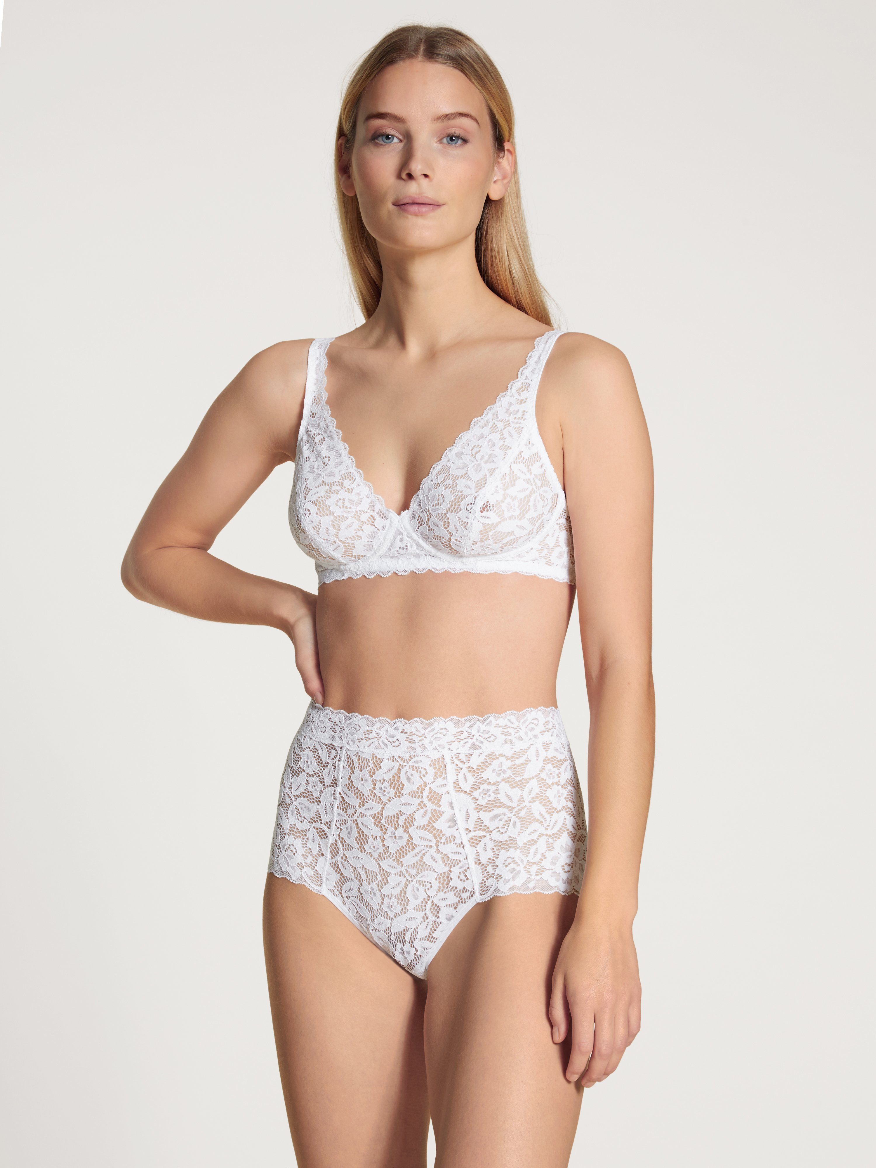 CALIDA Soft-bh Natural Comfort Lace met volledig elastische kant
