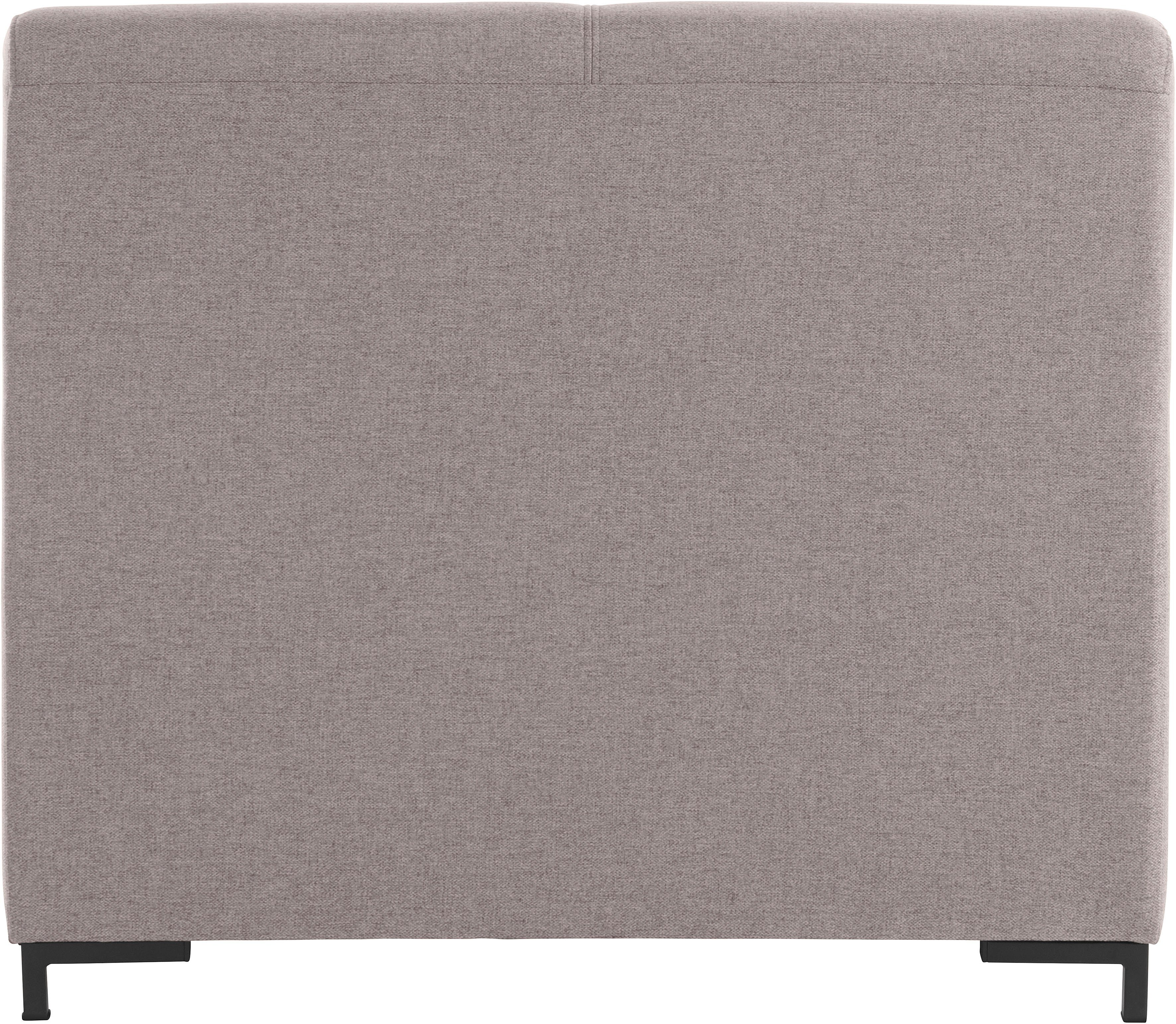 DOMO collection Fauteuil Ledas kubisch en comfortabel, platte armleuningen, elegante voet,