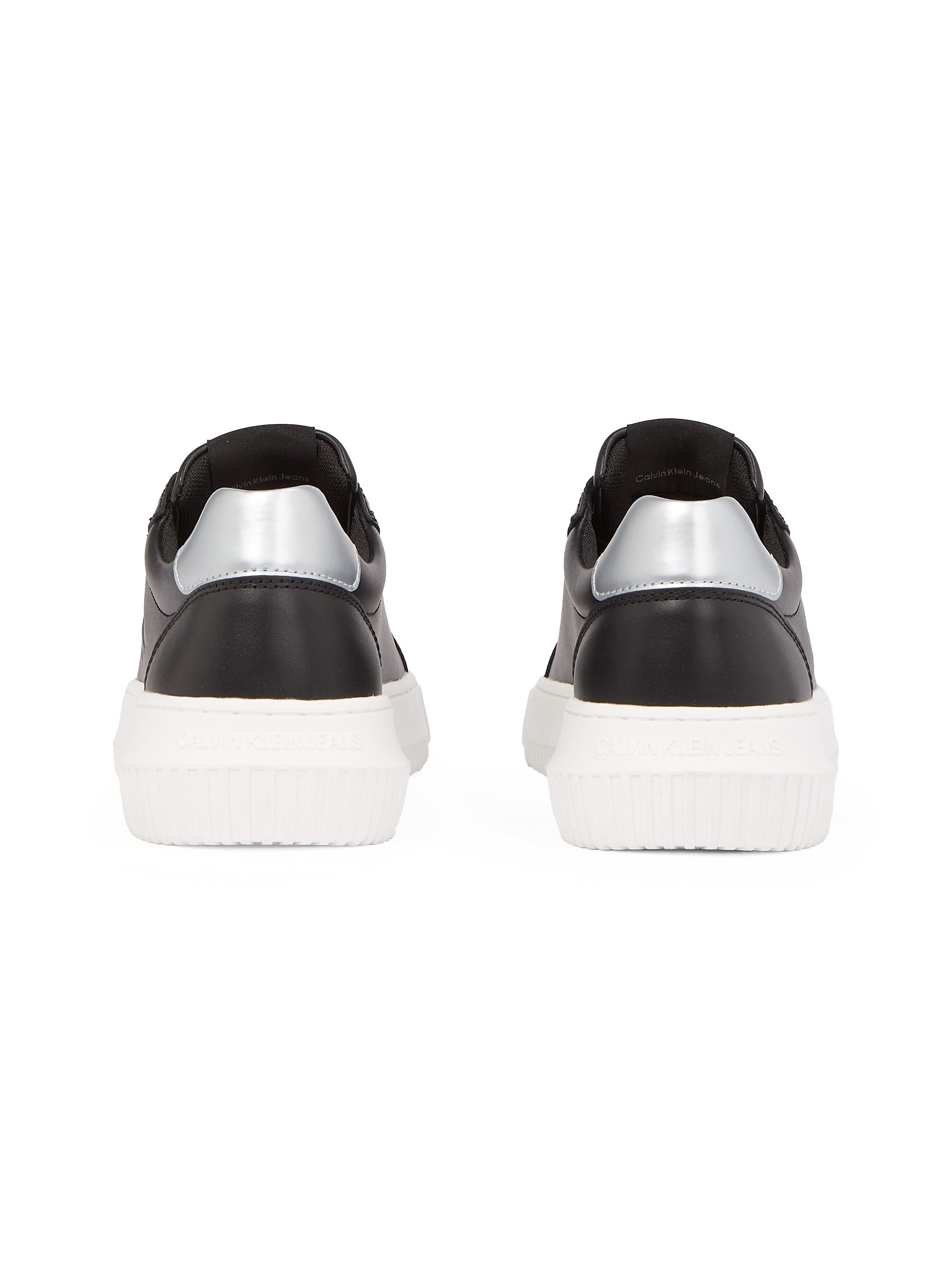 Calvin Klein Plateausneakers CHUNKY CUPSOLE LACEUP LTH lage schoen, vrijetijdsschoen, veterschoen met zij ck-logo