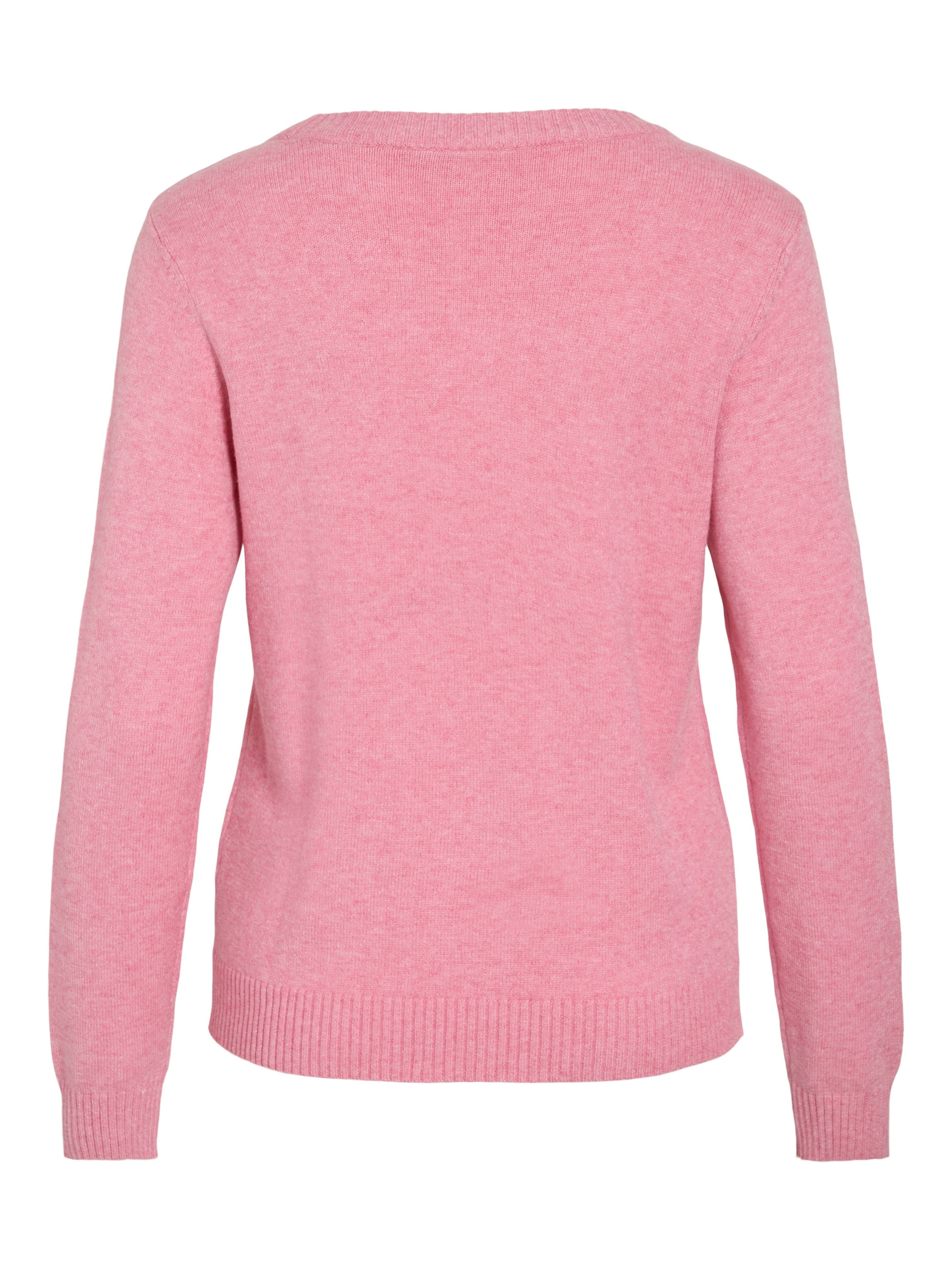Vila Trui met ronde hals VIRIL O-NECK L/S KNIT TOP - NOOS