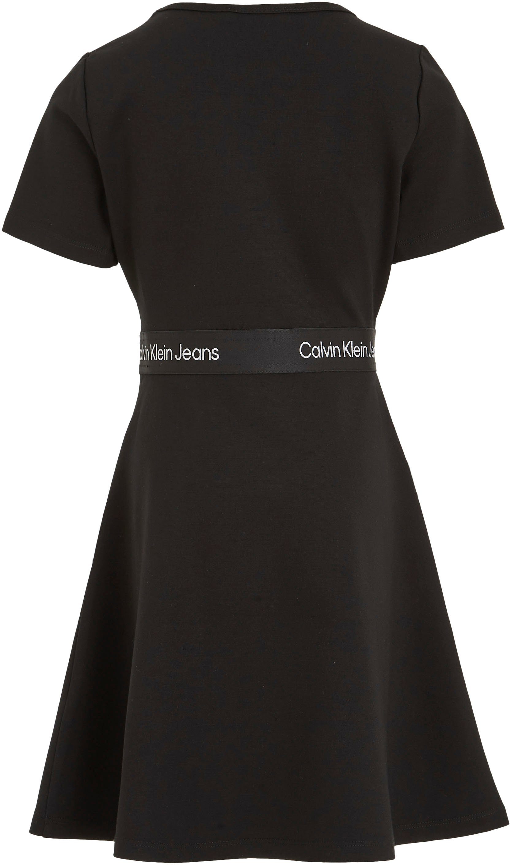 Calvin Klein Skaterjurk PUNTO TAPE SS DRESS