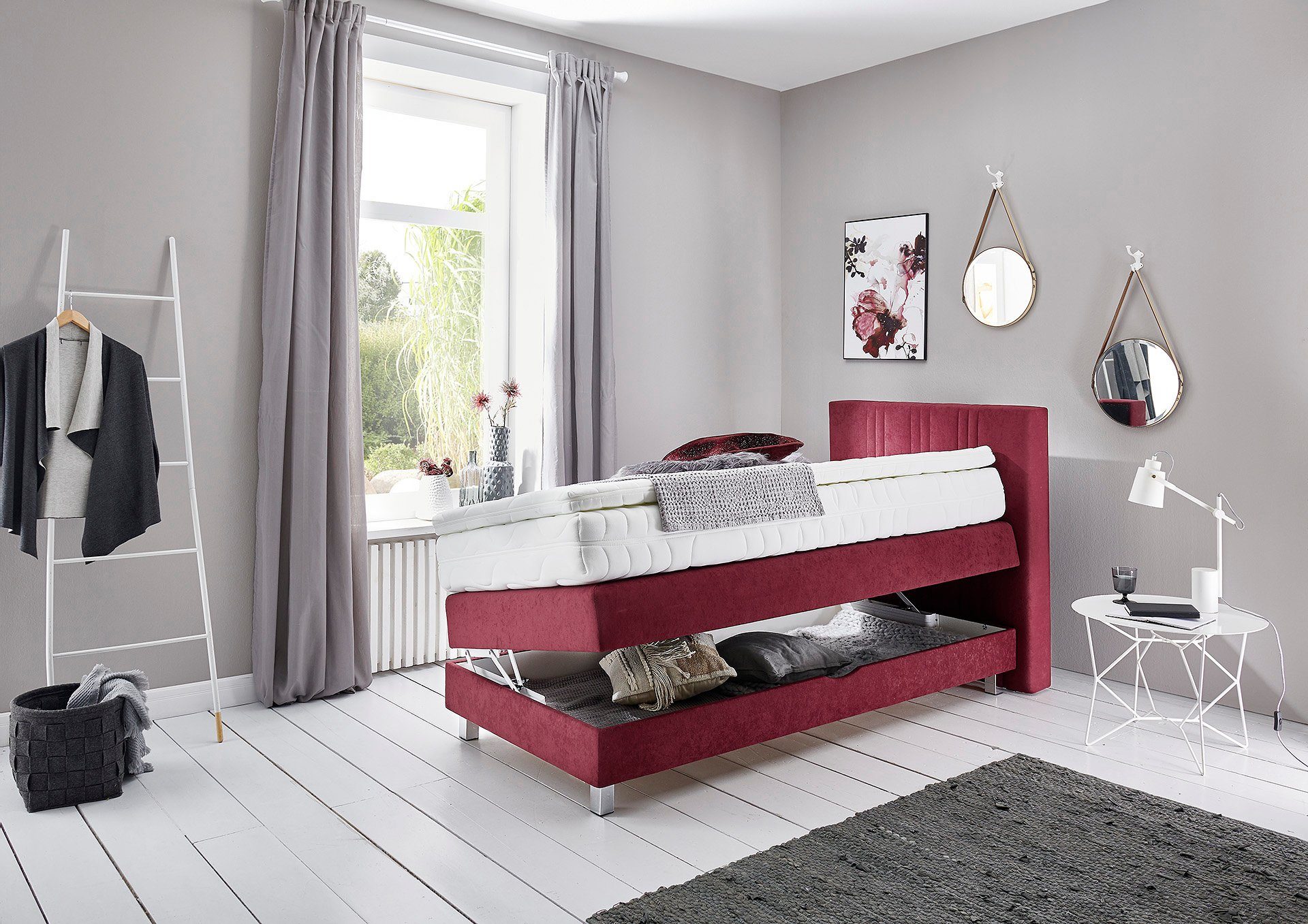 Westfalia Polsterbetten Boxspring naar keuze met bedkist en topmatras