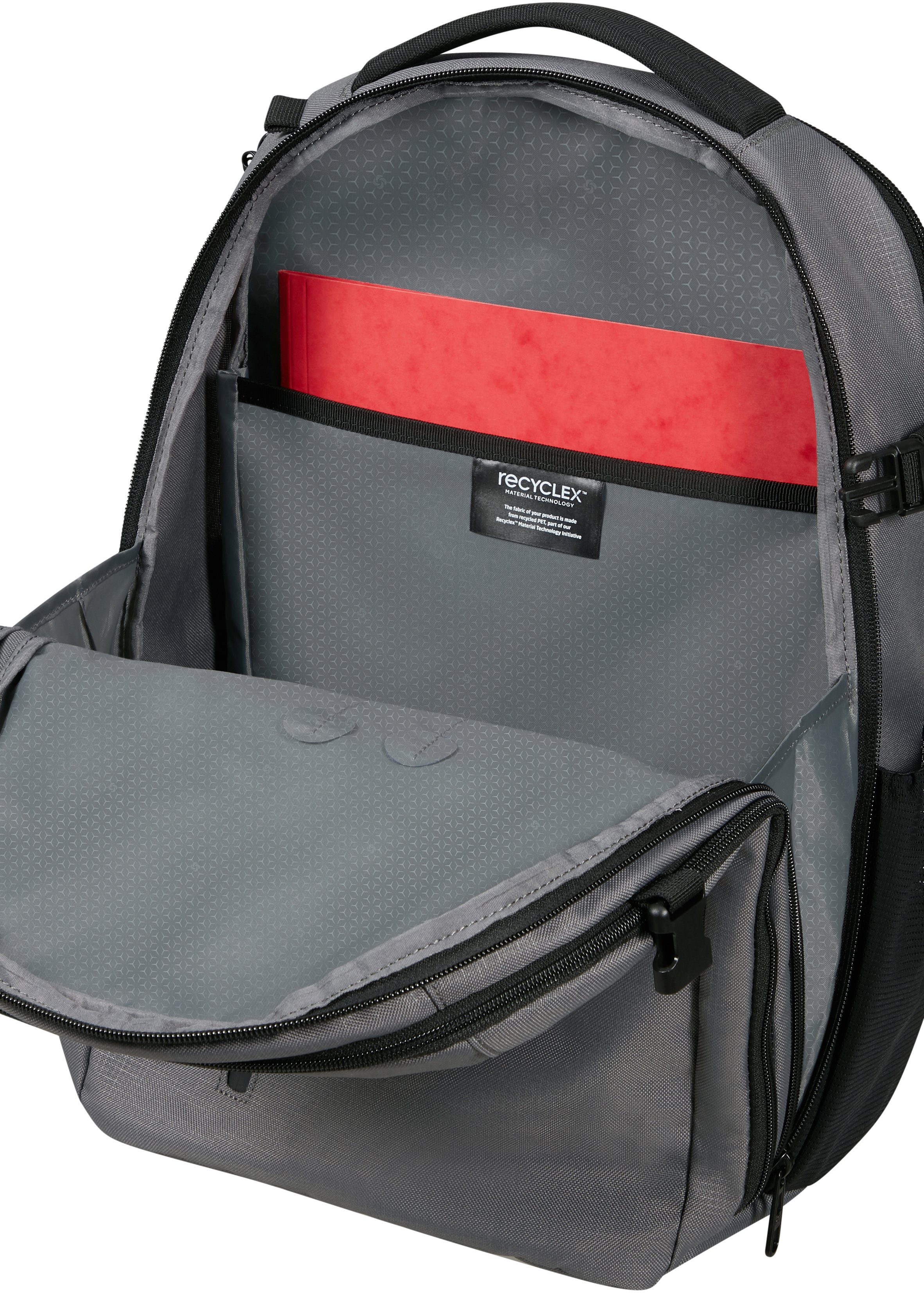 Samsonite Laptoprugzak ROADER Werkrugzak gerecycled materiaal tablet en 15,6-inch laptopvak