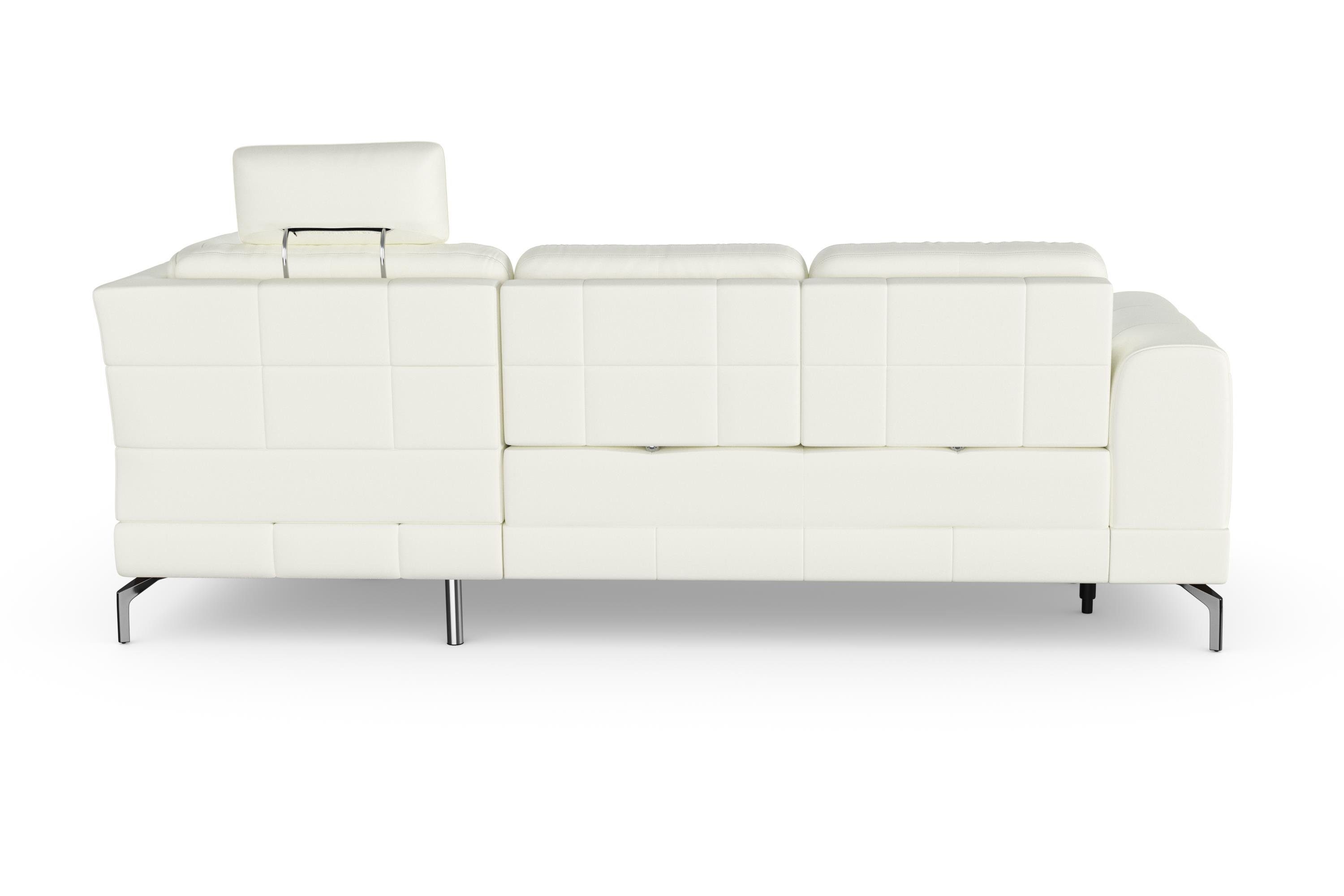sit&more Hoekbank Bendigo L-vorm inclusief zitdiepteverstelling, bodemvrijheid 15 cm, in 2 pootkleuren