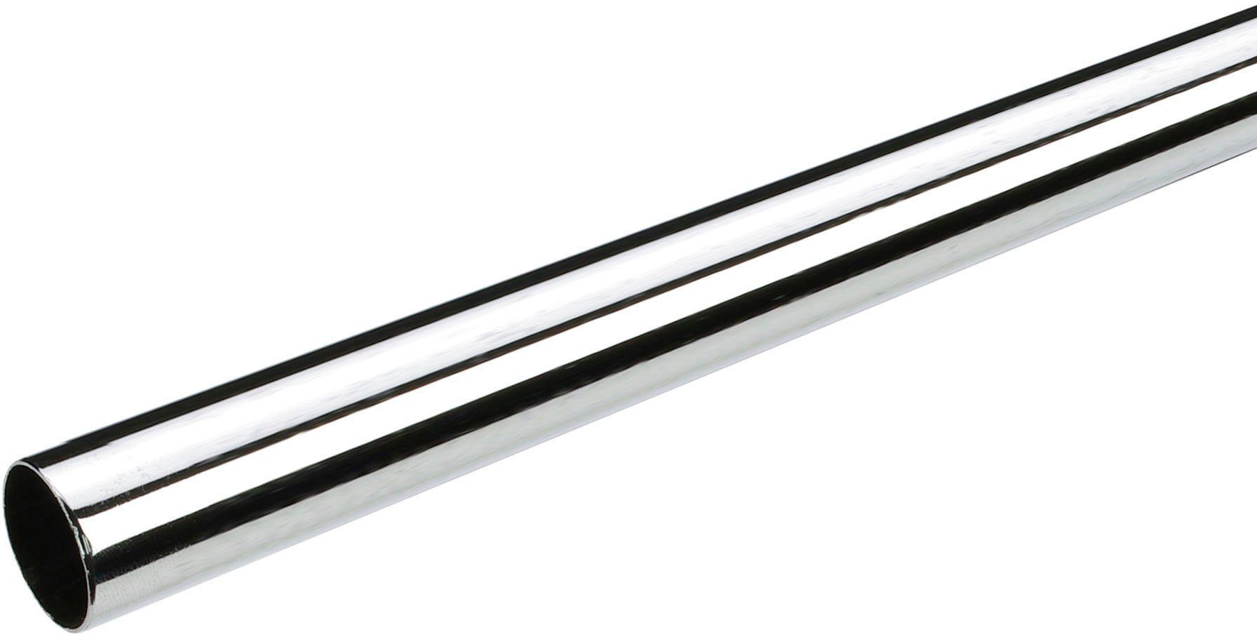Liedeco Gordijnroede Complete set 20 mm Piano Boston (1 stuk) gordijnroedes maat Ø 20 mm x 120 cm zilver(kleur)