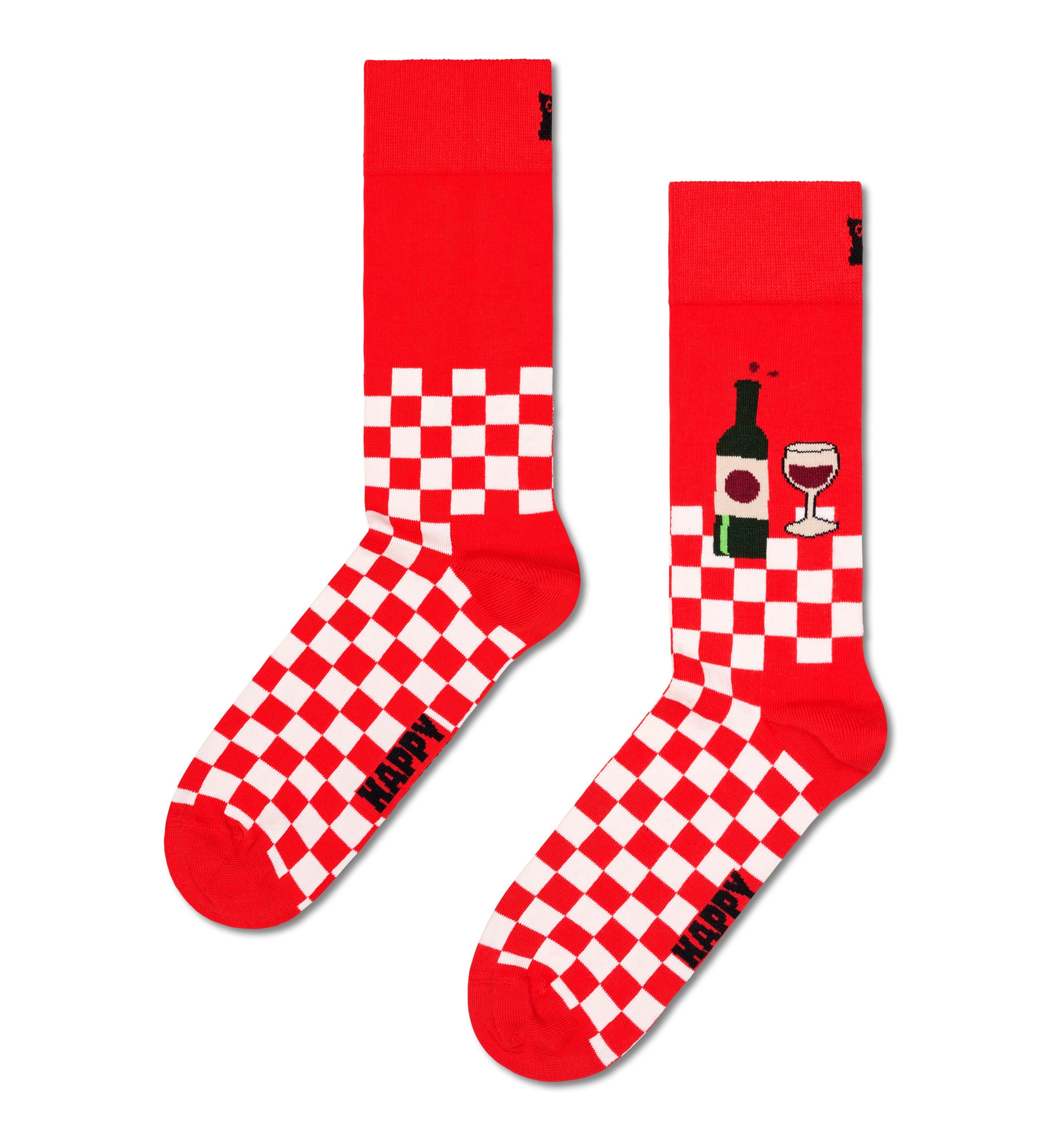 Happy Socks Lange sokken met partymotieven (Set van 2)