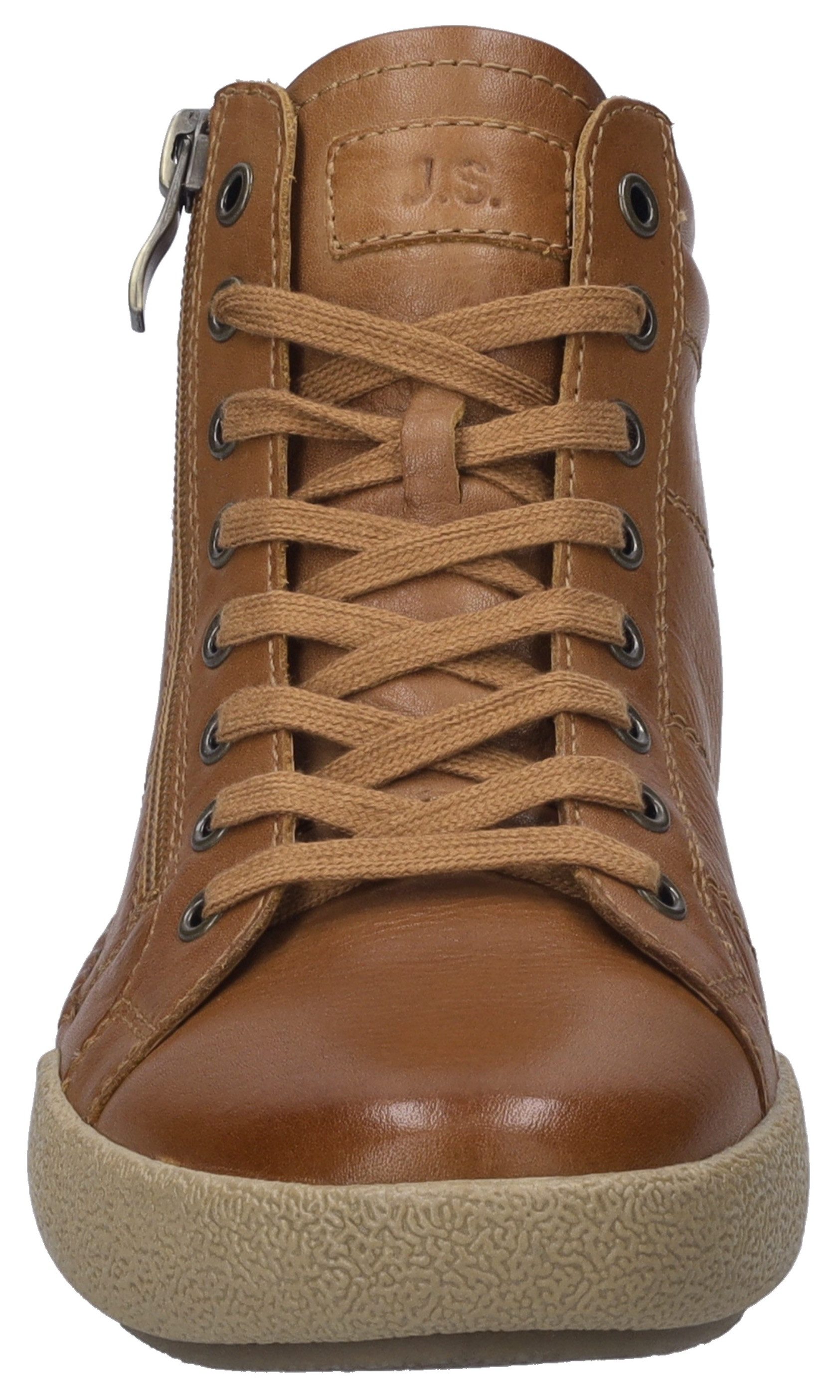Josef Seibel Sneakers Claire 11 Veterschoenen, high top sneaker, comfortschoen met leren binnenzool
