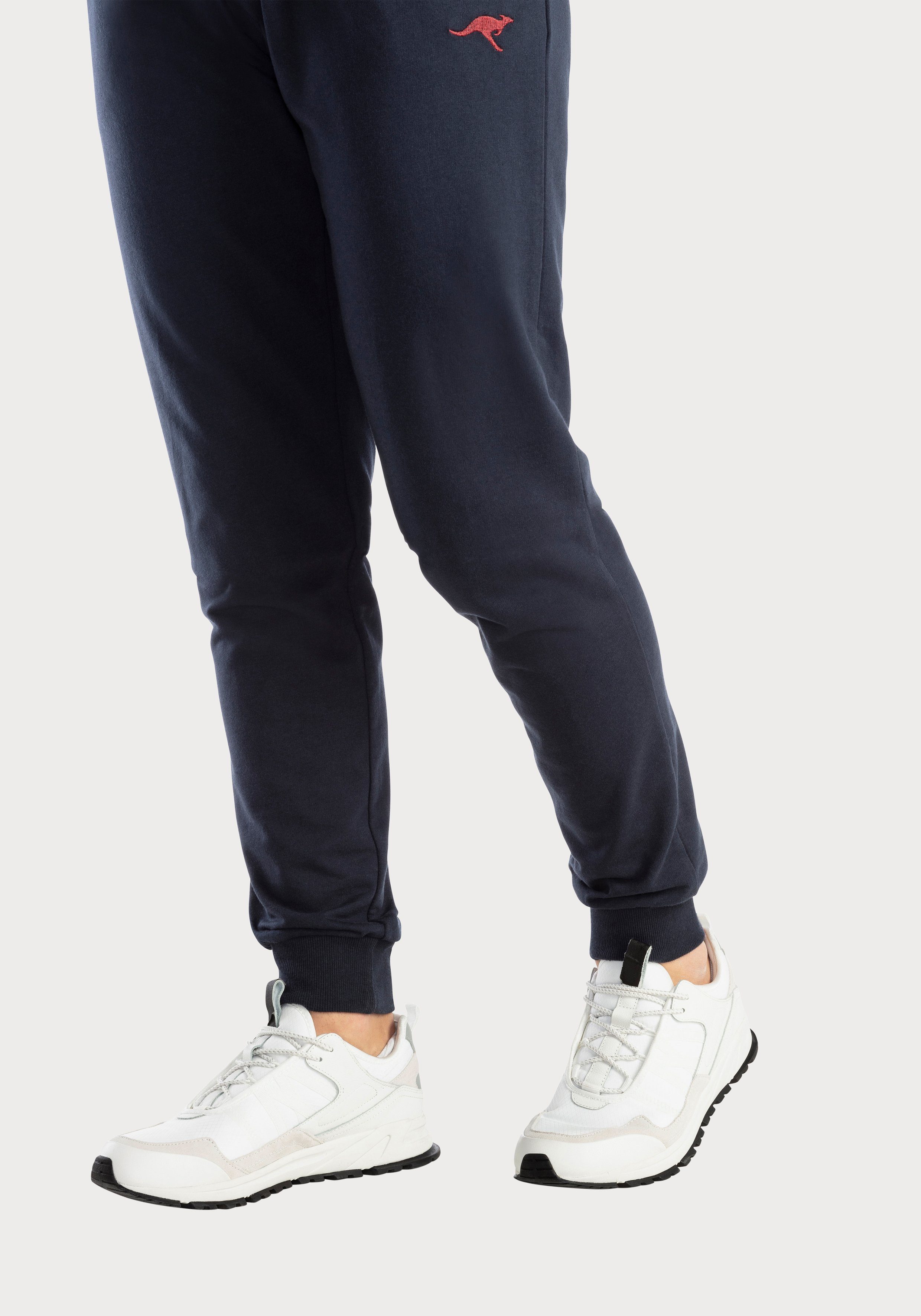 KangaROOS Sweatbroek Joggingbroek met kleine logo-borduursel