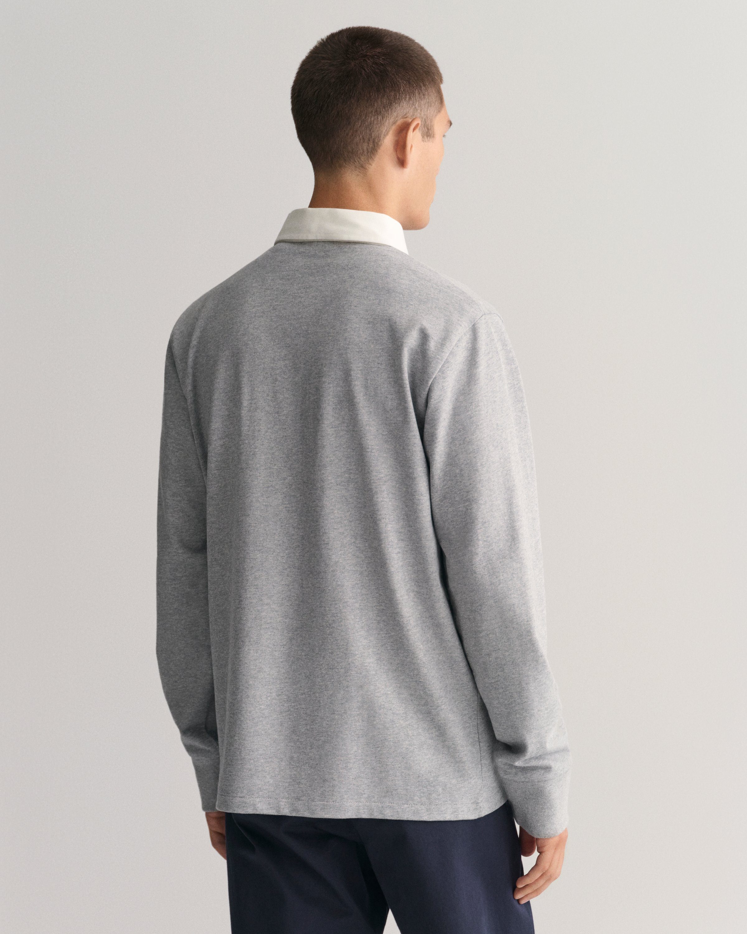 Gant Rugbyshirt REG SHIELD HEAVY RUGGER met logoborduursel op borsthoogte