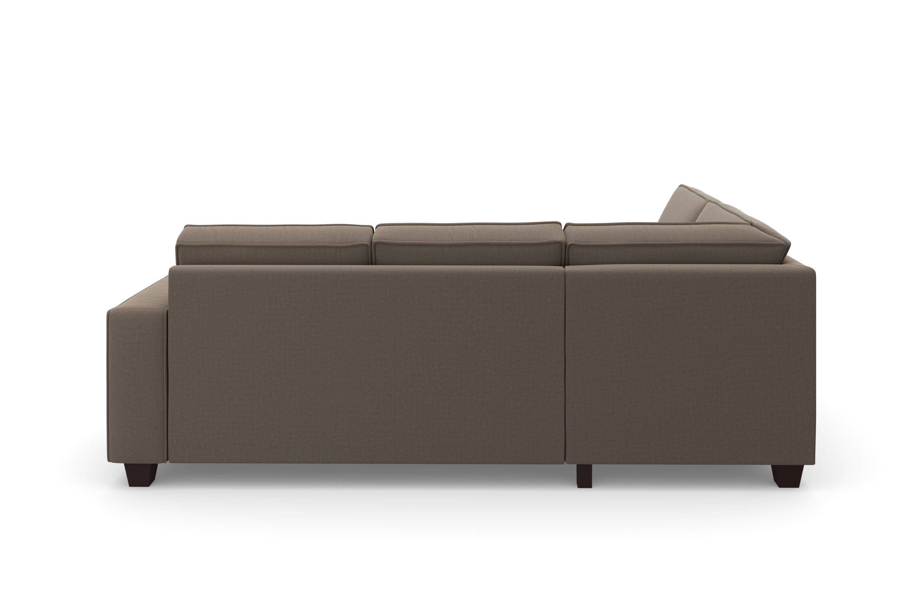 Home affaire Hoekbank County L-model naar keuze ottomane links of rechts, met binnenveringsinterieur (2-delig)