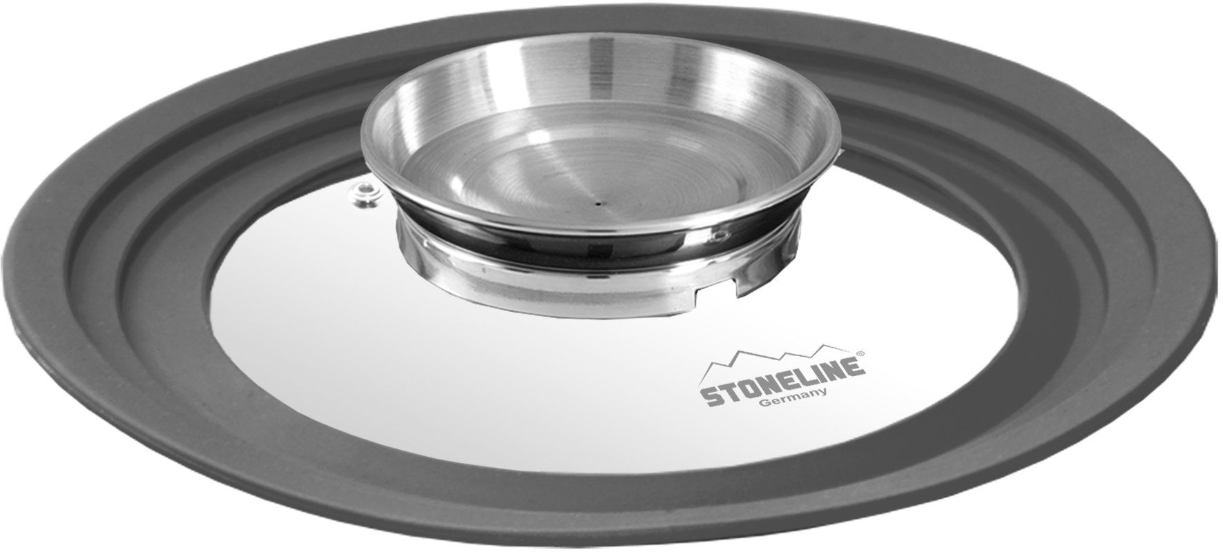 STONELINE Universele deksel met siliconerand, voor 16/18/20 cm