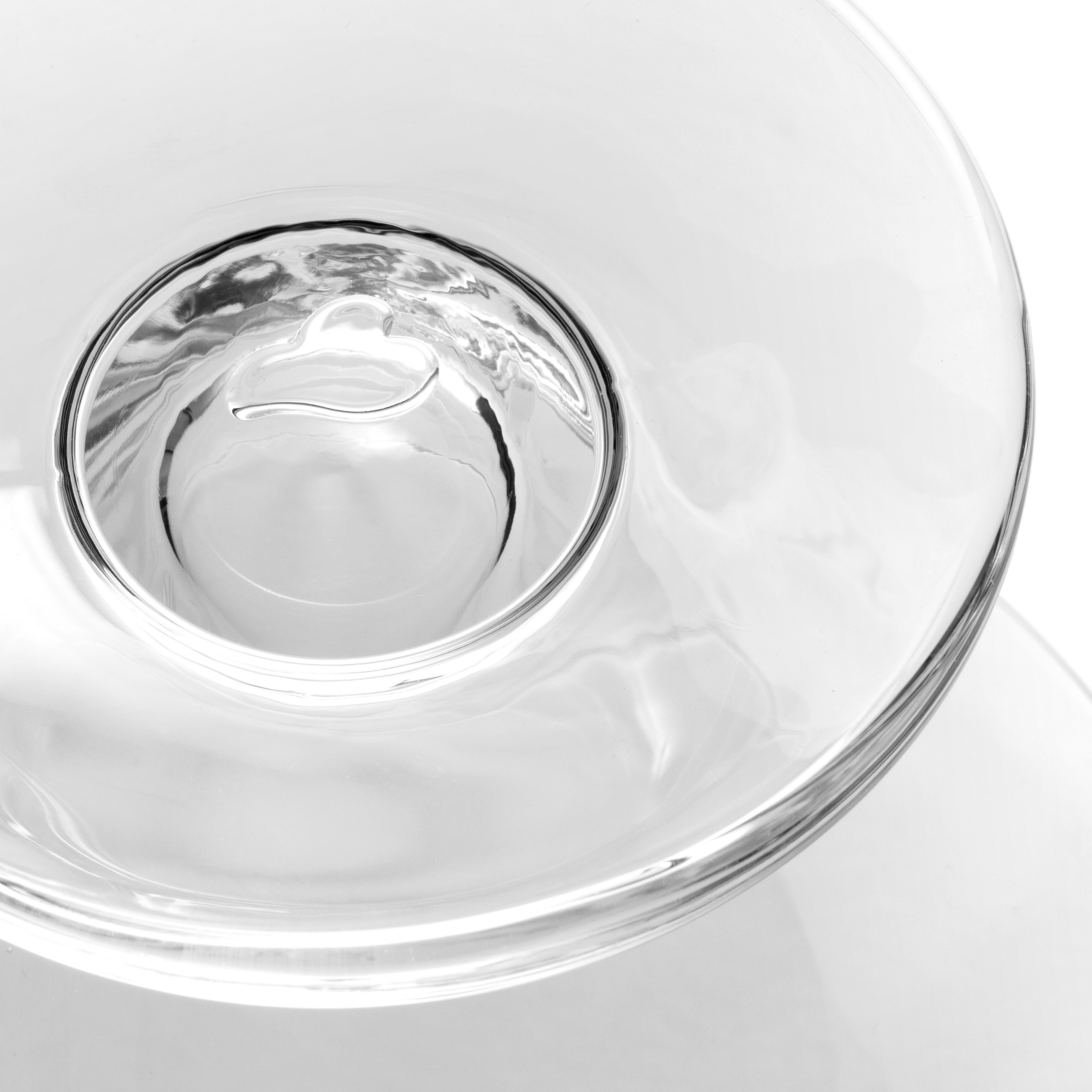 LEONARDO Ijsschaaltje CONO, Eisbecher aus Glas, 270 ml, 4er-Set (set, 4-delig)
