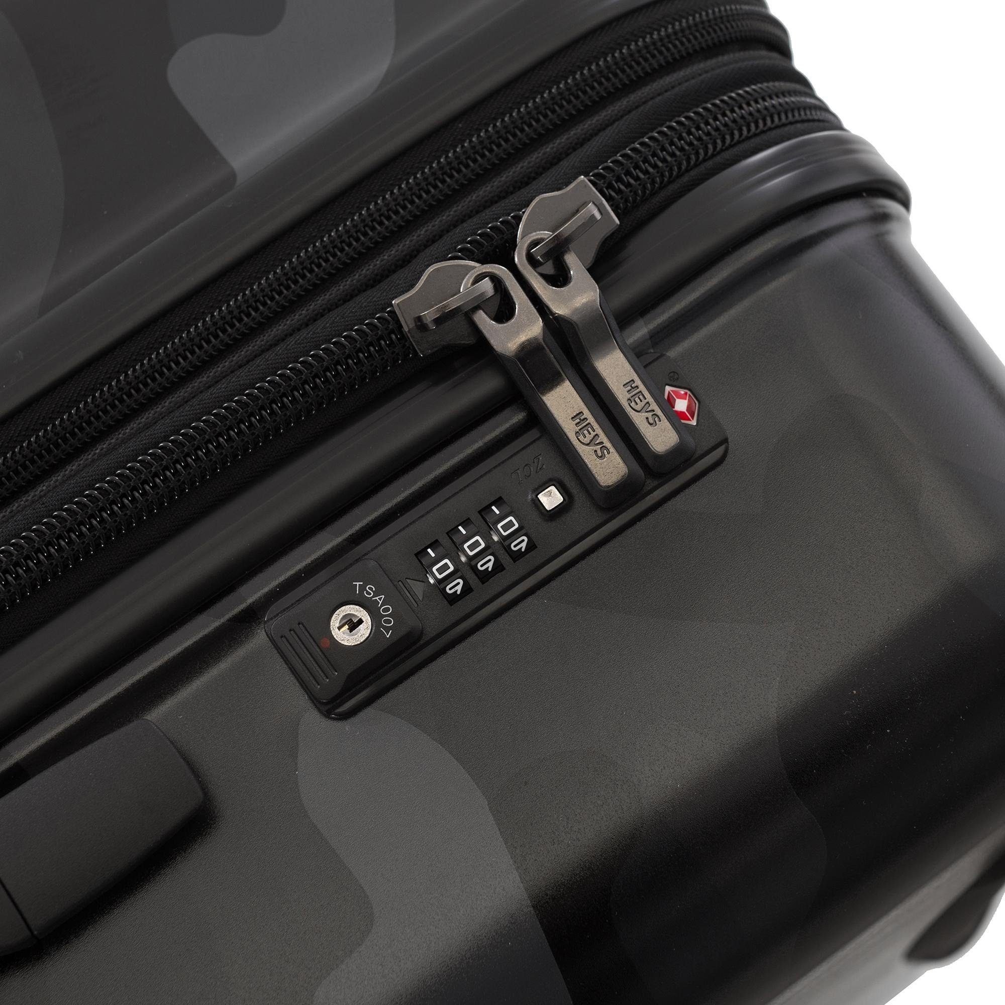 Heys Hardshell-trolley Black Camo, 53 cm Heys x Joachim Llambi harde koffer volumevergroting