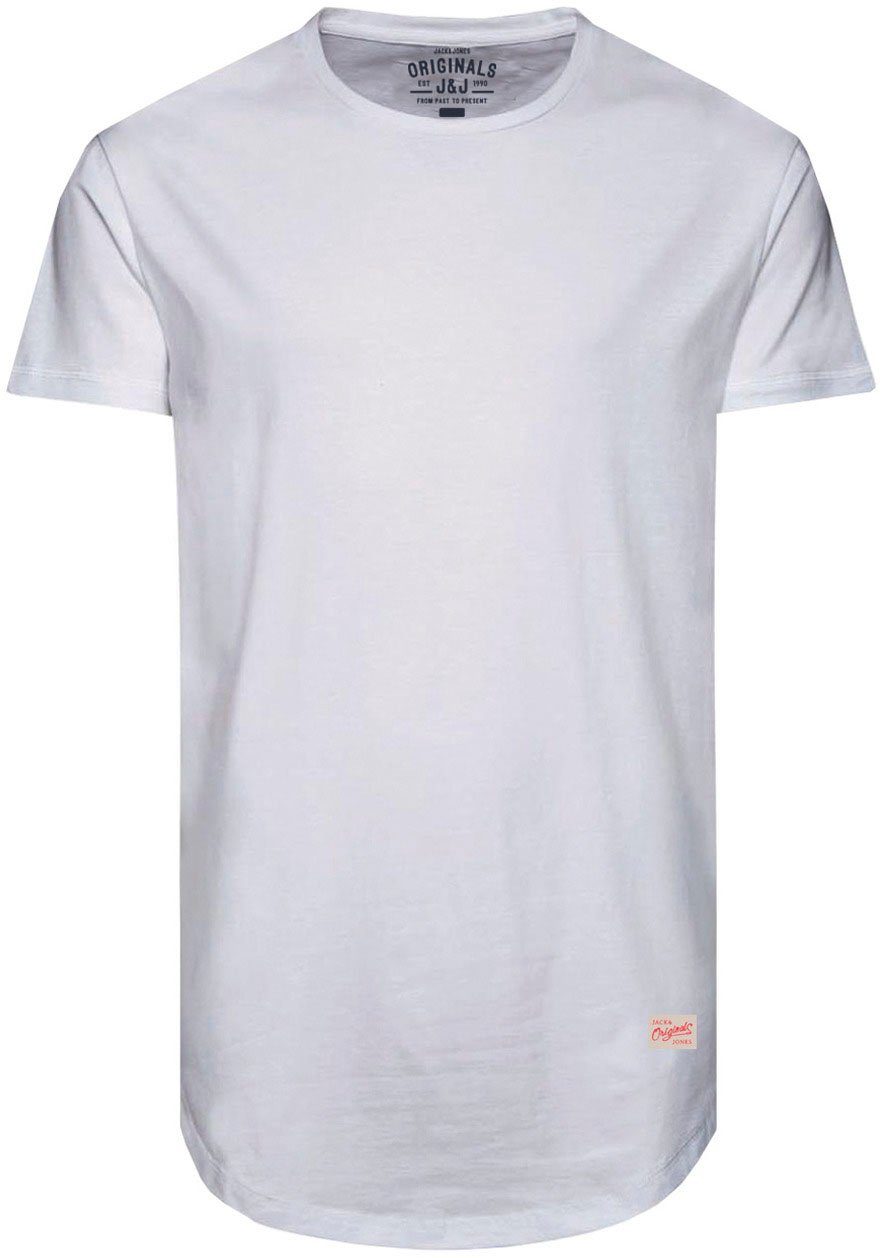 Jack & Jones PlusSize T-shirt NOA TEE met een afgeronde zoom, t/m maat 6xl