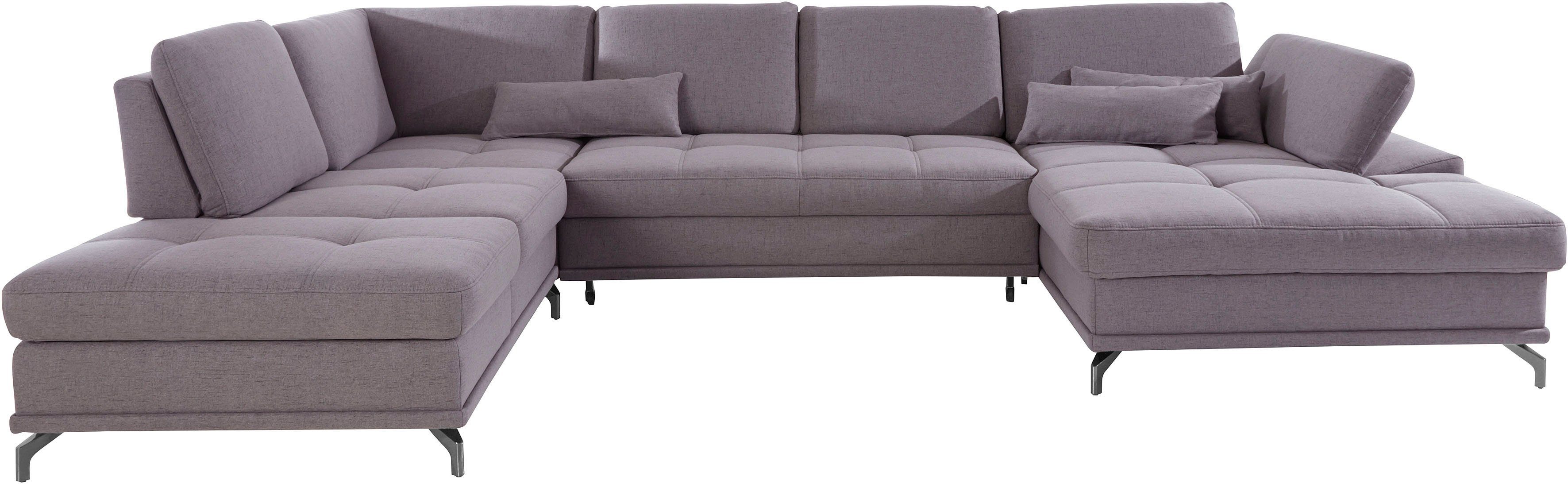 Places of Style Zithoek Costello U-vorm, met zitdiepteverstelling, armleuningverstelling en