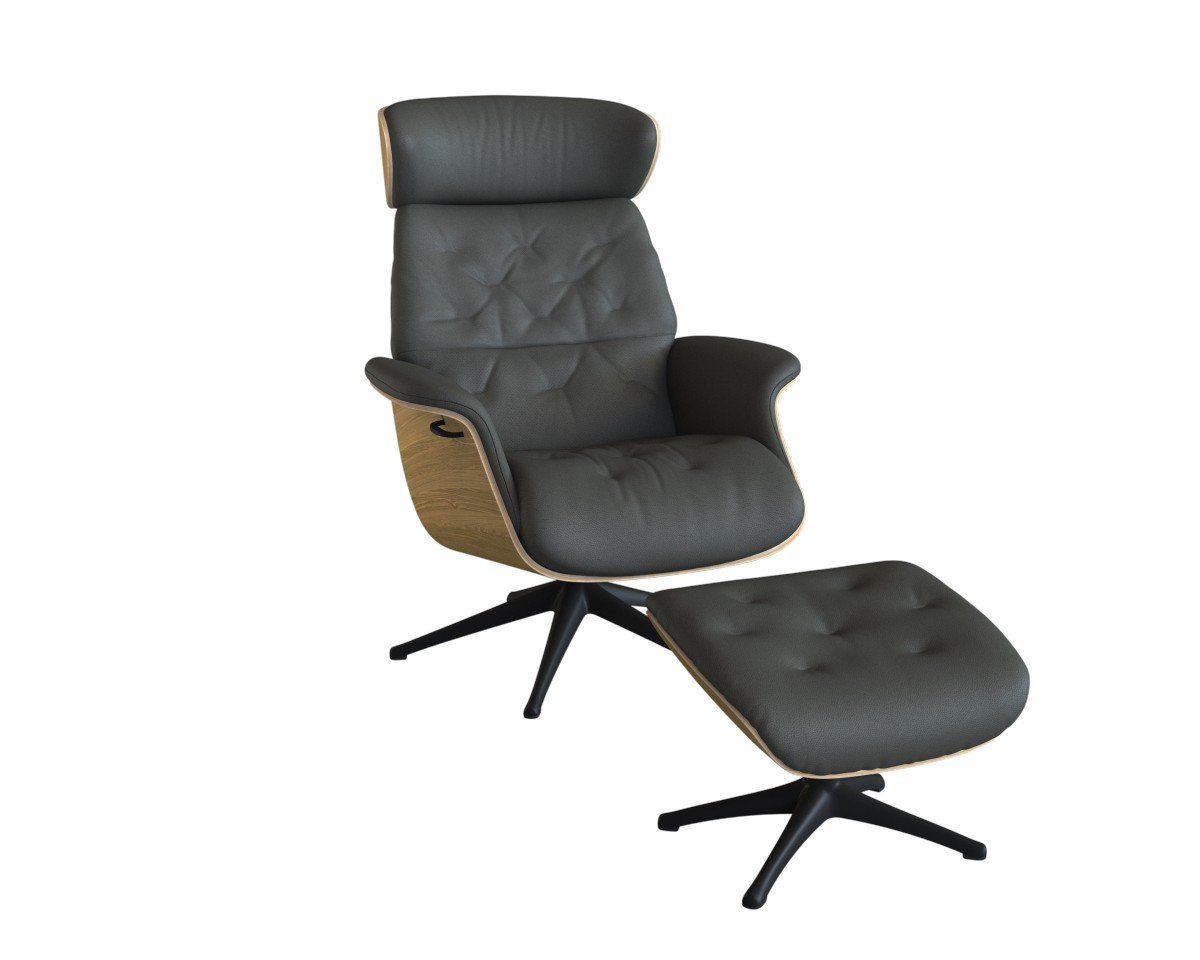 FLEXLUX Relaxfauteuil Volden, functionele stoel, gestoffeerde stoel, armleuningen, TV-fauteuil