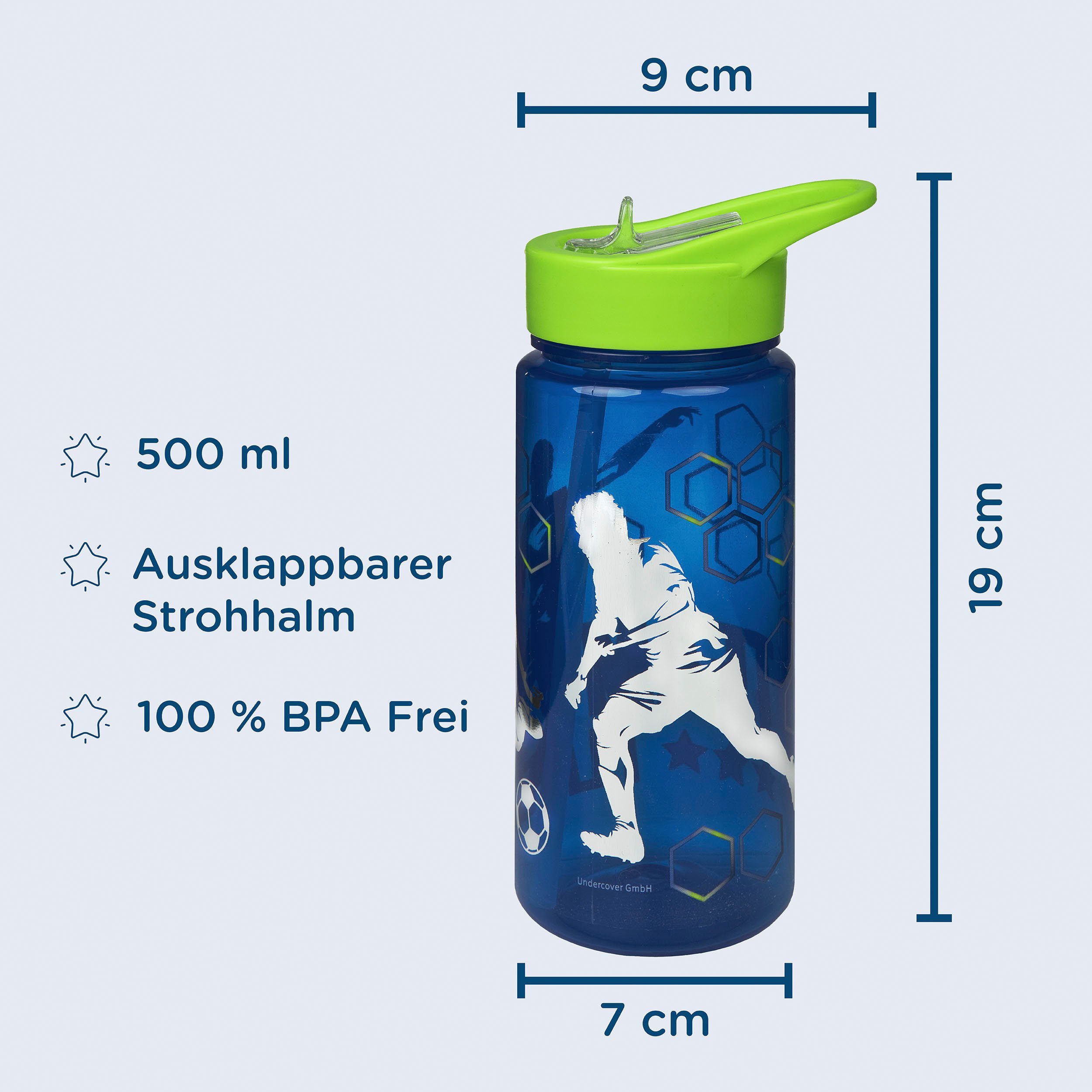 Scooli Lunchbox & drinkfles, Team Player (set, 2-delig)