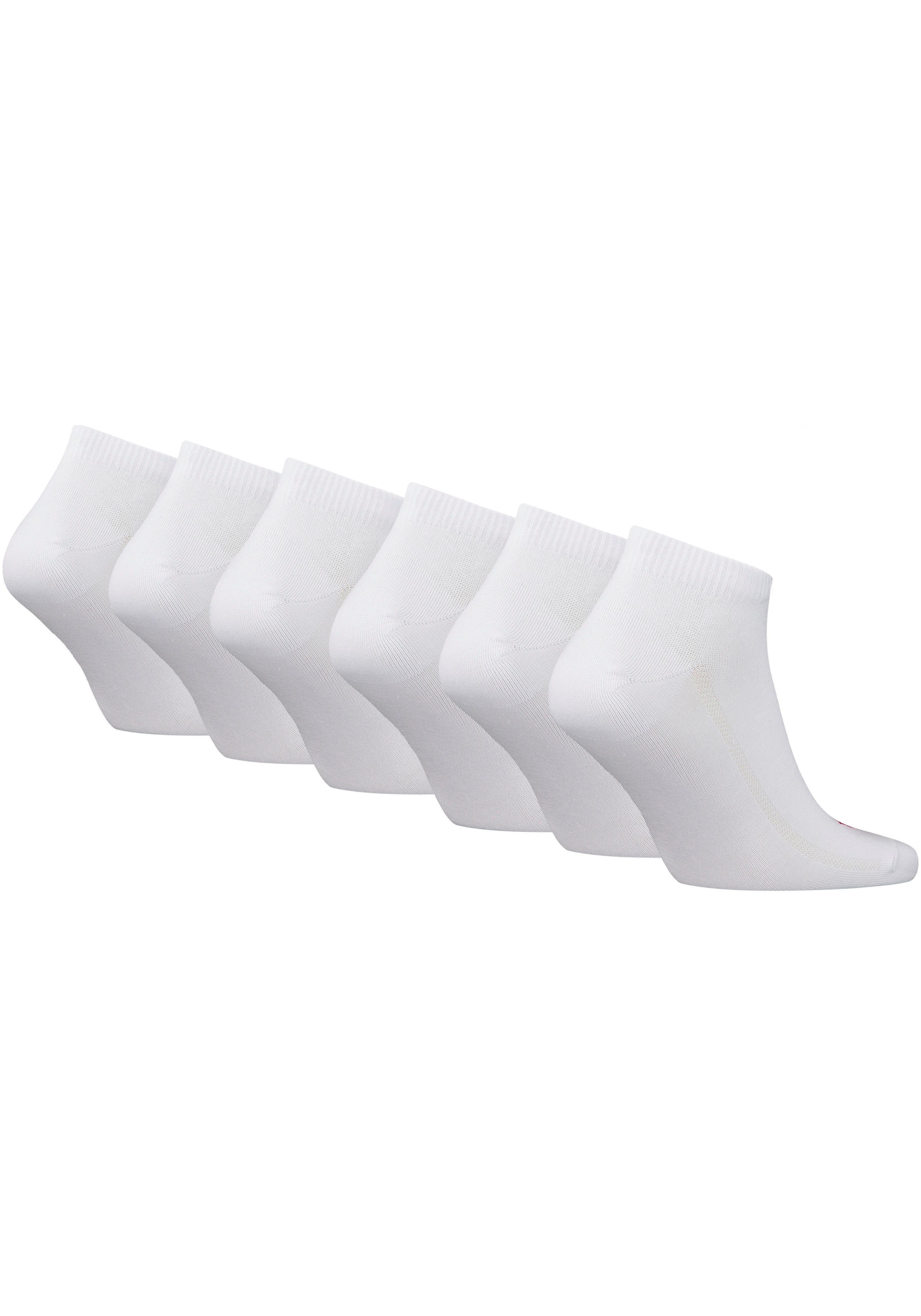 Levi's® Sneakersokken met brede logoband (6 paar, Set van 6)