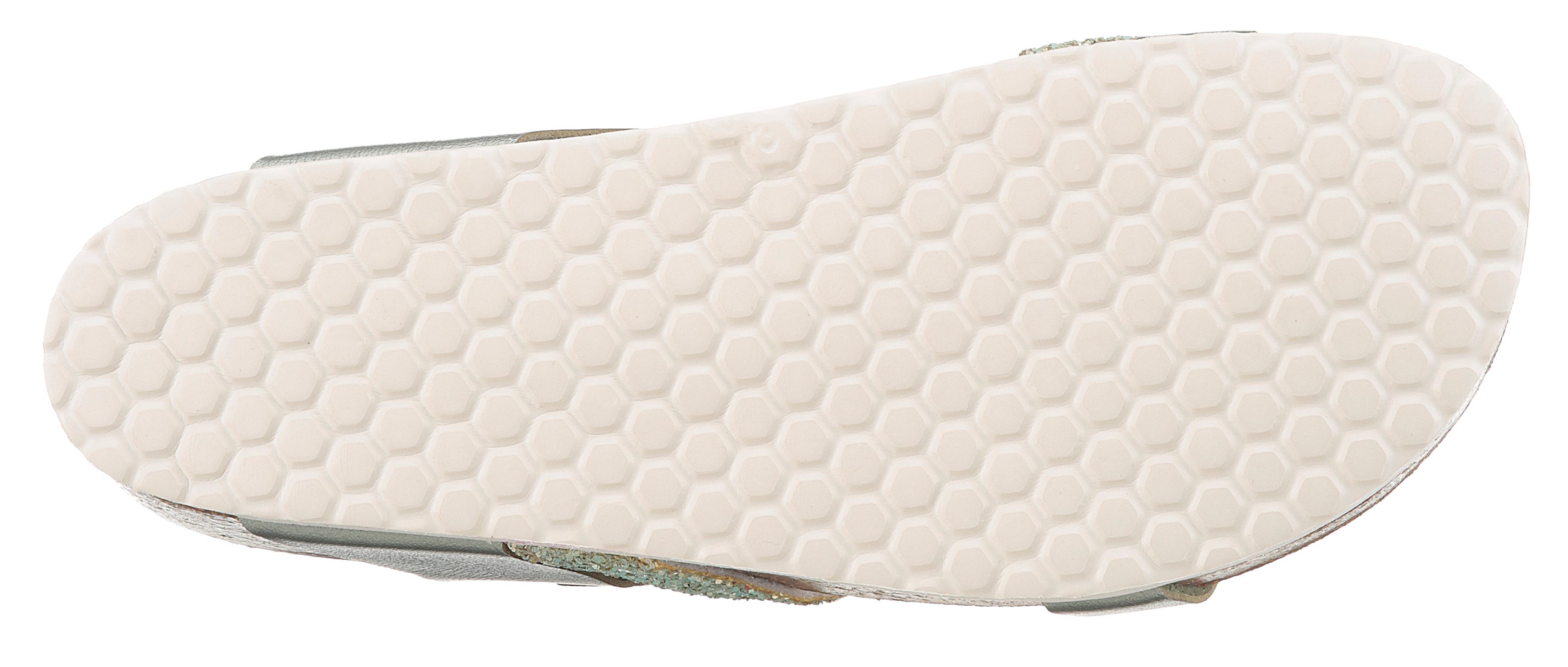 Aniston SHOES Sleehakmuiltjes , zomerschoen, strandschoen, huisschoen, glitter - nieuwe collectie