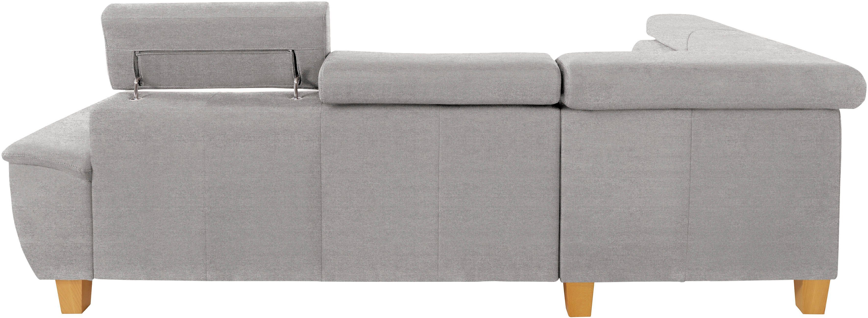 exxpo - sofa fashion Hoekbank Enya, uitgebreide afwerking, hoog zitcomfort, comfortabel, L-vorm