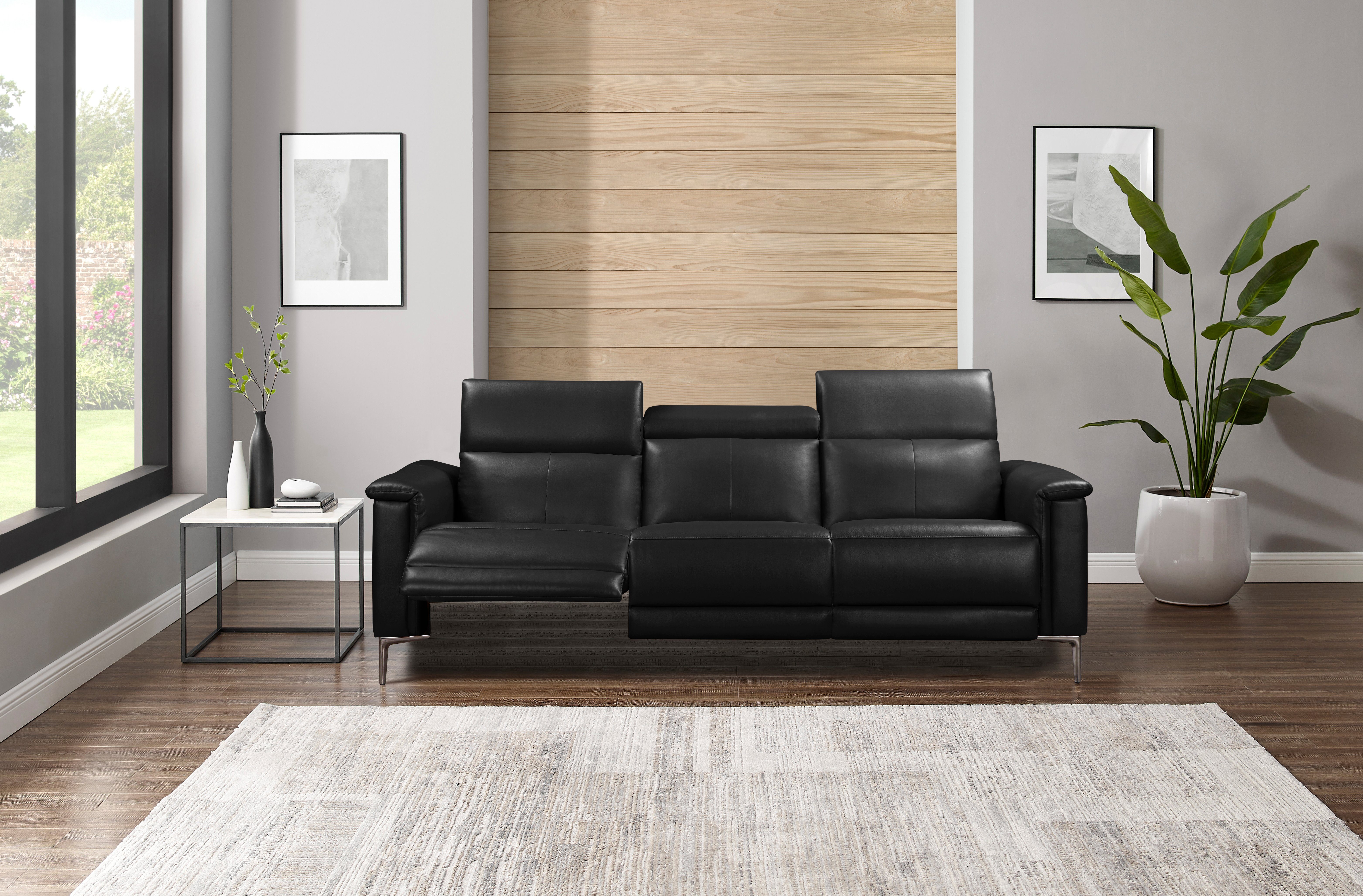 Places of Style 3-zitsbank Lund, met handmatige en elektrische relaxfunctie