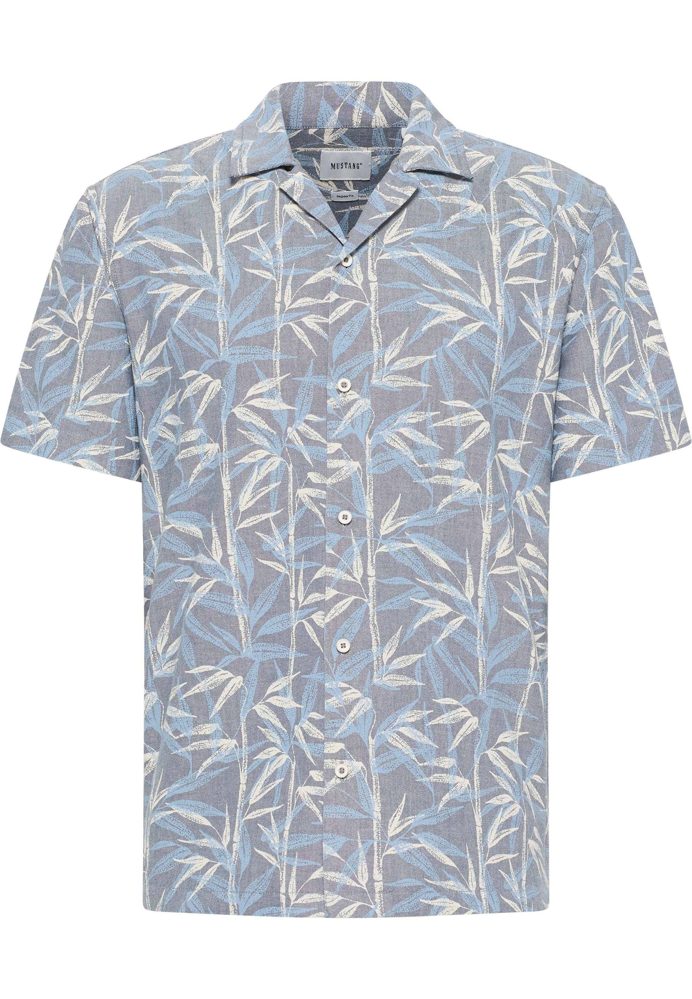 MUSTANG Overhemd met korte mouwen Style Collin AOP Shirt