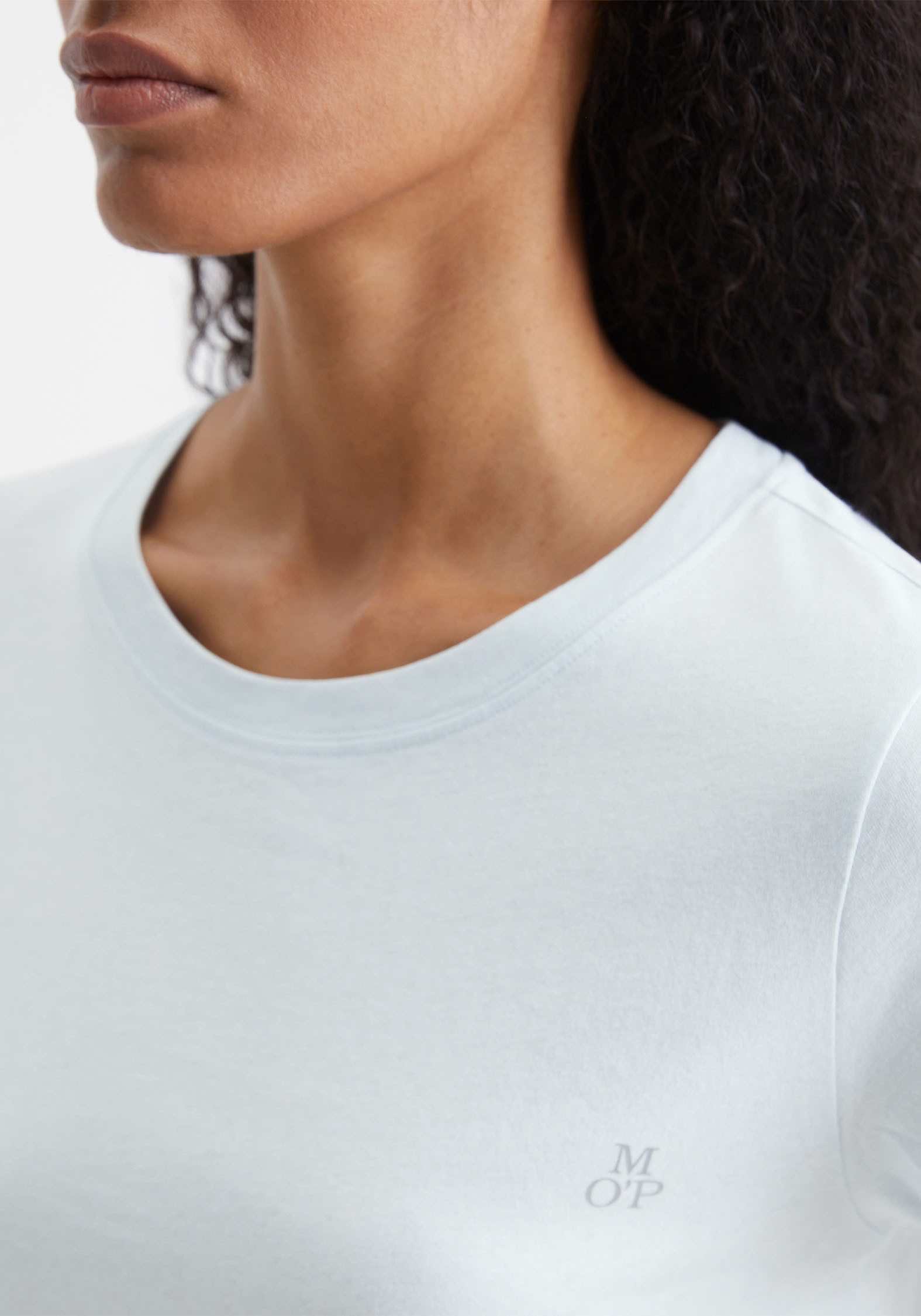 Marc O'Polo T-shirt Mix & Match Cotton met discreet merk-borduursel