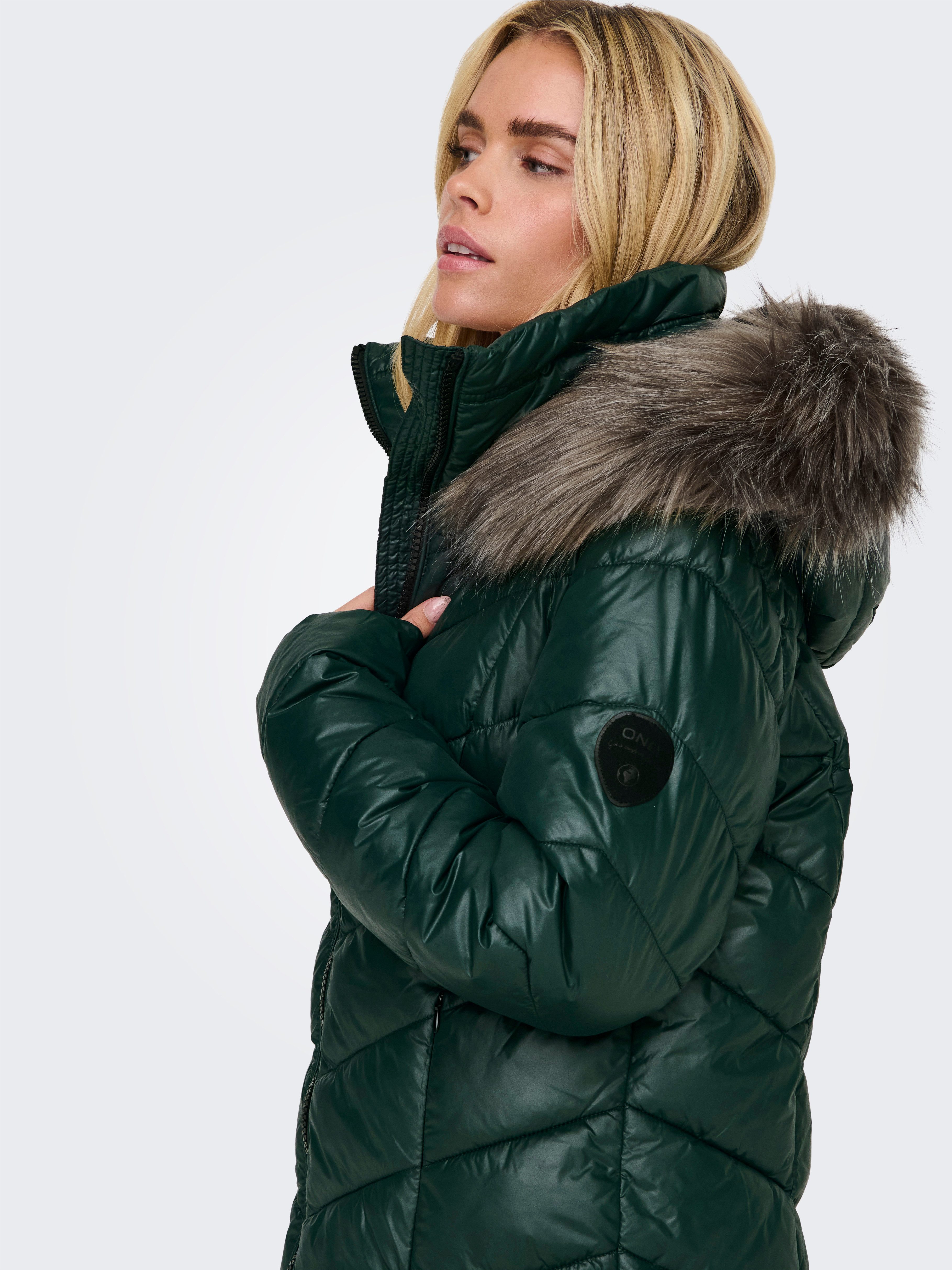 Only Gewatteerde jas ONLFEVER PUFFER COAT LIFE CC OTW