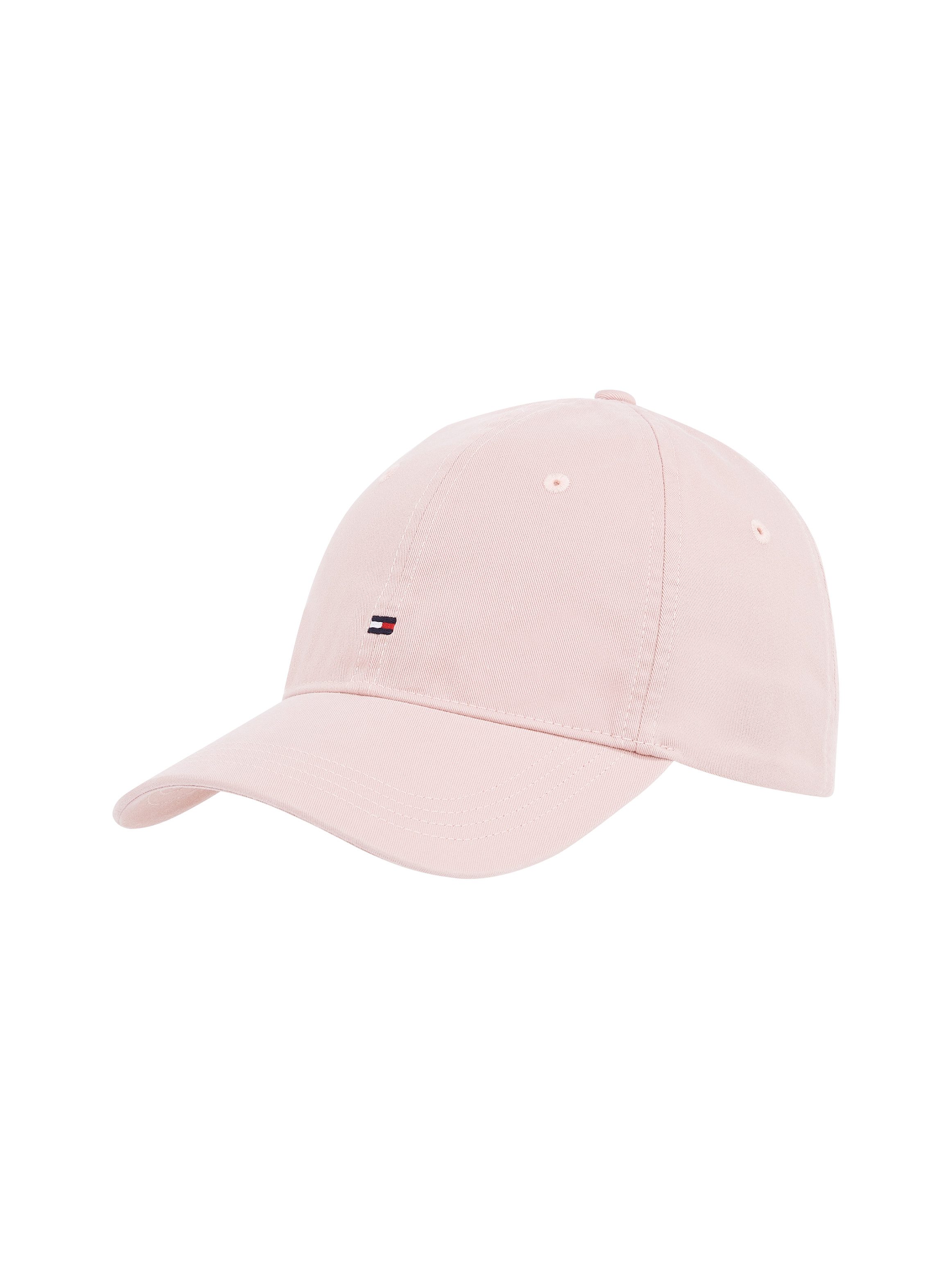 Tommy Hilfiger Baseball pet ESSENTIAL FLAG SOFT CAP Logo borduursel, flexibel verstelbaar UNISEX unisex caps roze
