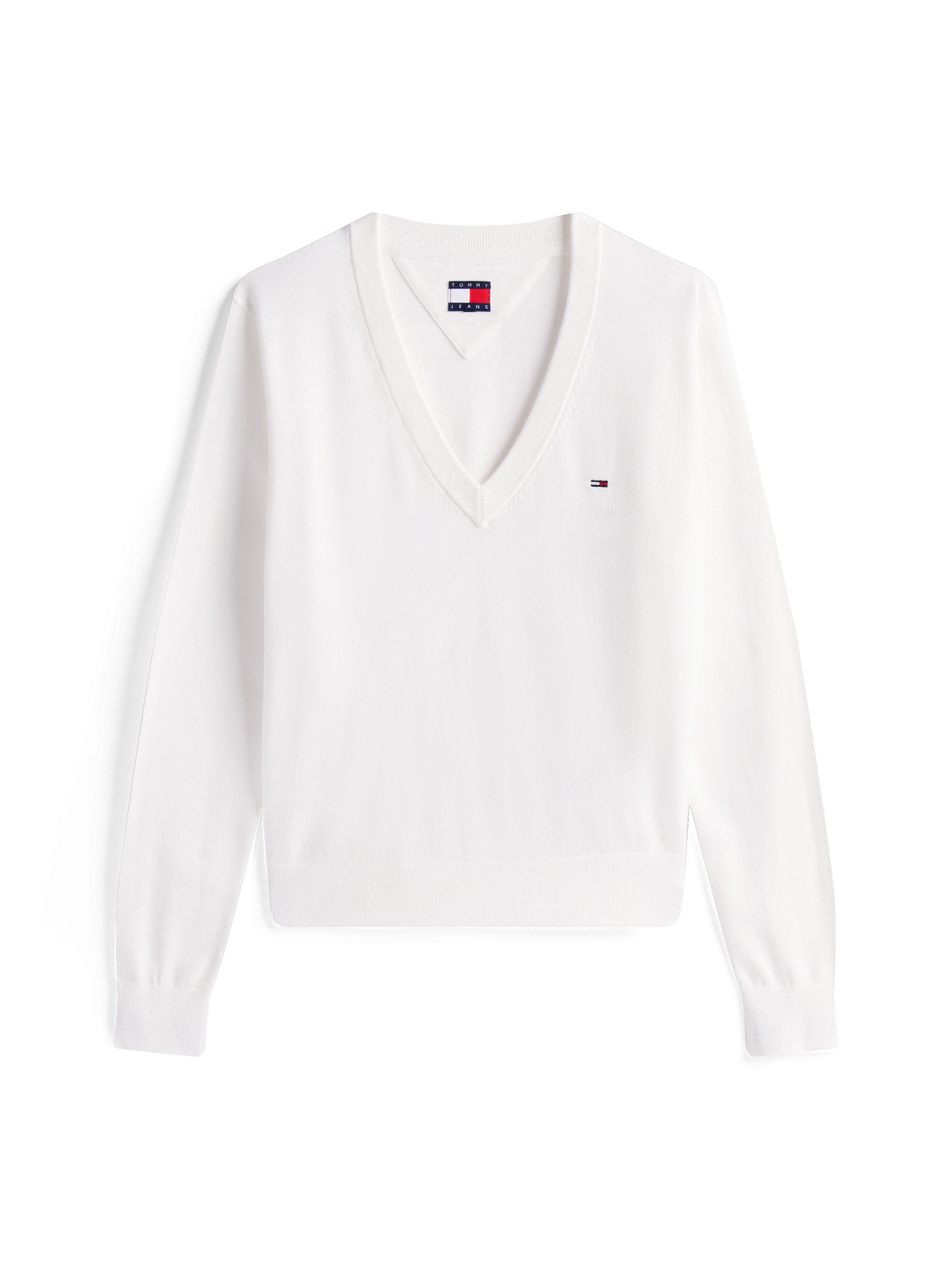 TOMMY JEANS Trui met V-hals TJW ESSENTIAL VNECK SWEATER EXT