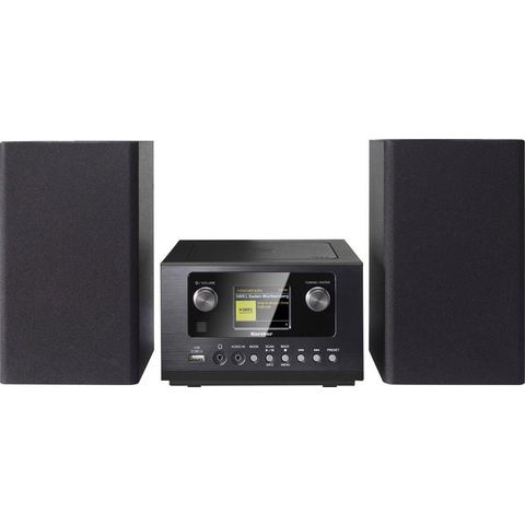 Karcher MC 6490DI Stereoset AUX, Bluetooth, CD, DAB+, Internetradio, FM, WiFi, USB 2 x 5 W Zwart