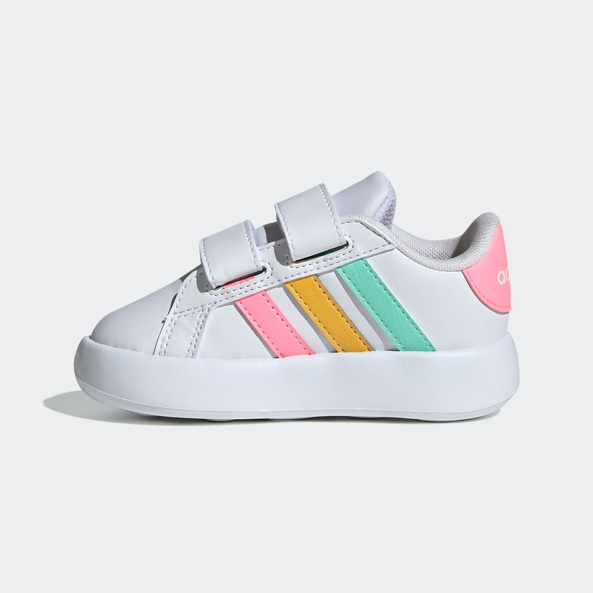 adidas Sportswear Klittenbandschoenen GRAND COURT 2.0 KIDS Design geïnspireerd op de adidas Superstar, voor kinderen