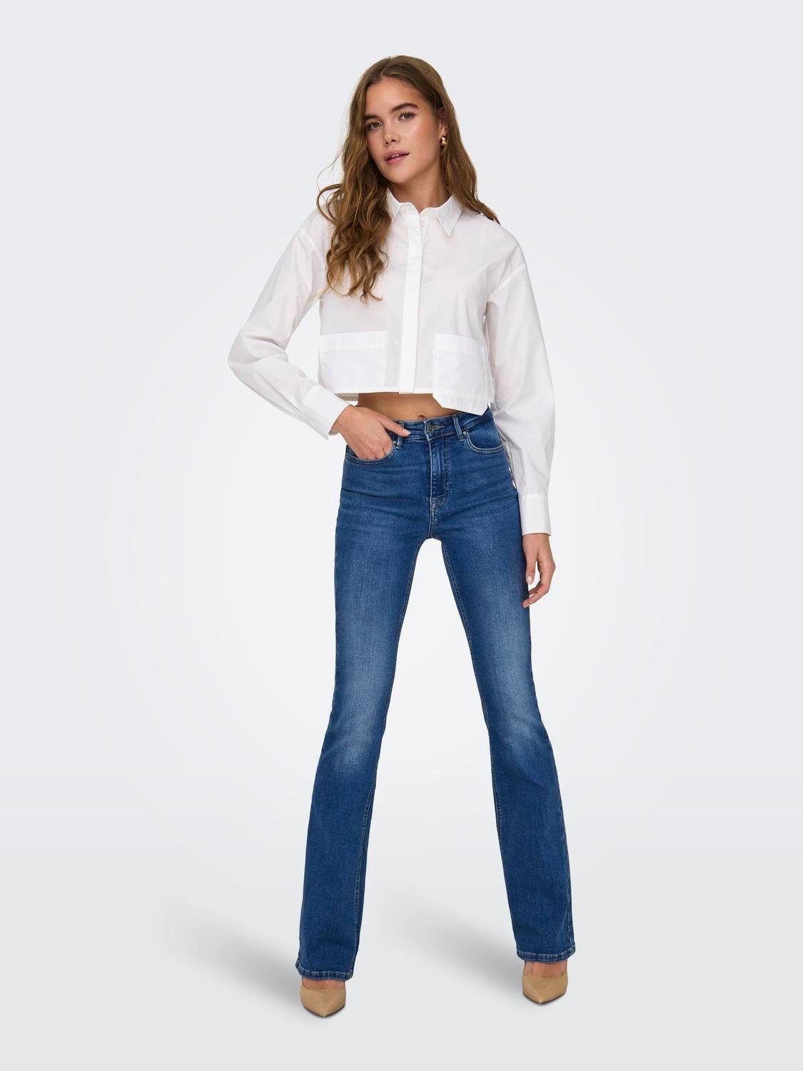 Only High-waist jeans ONLPAOLA HW FLARE AZG852