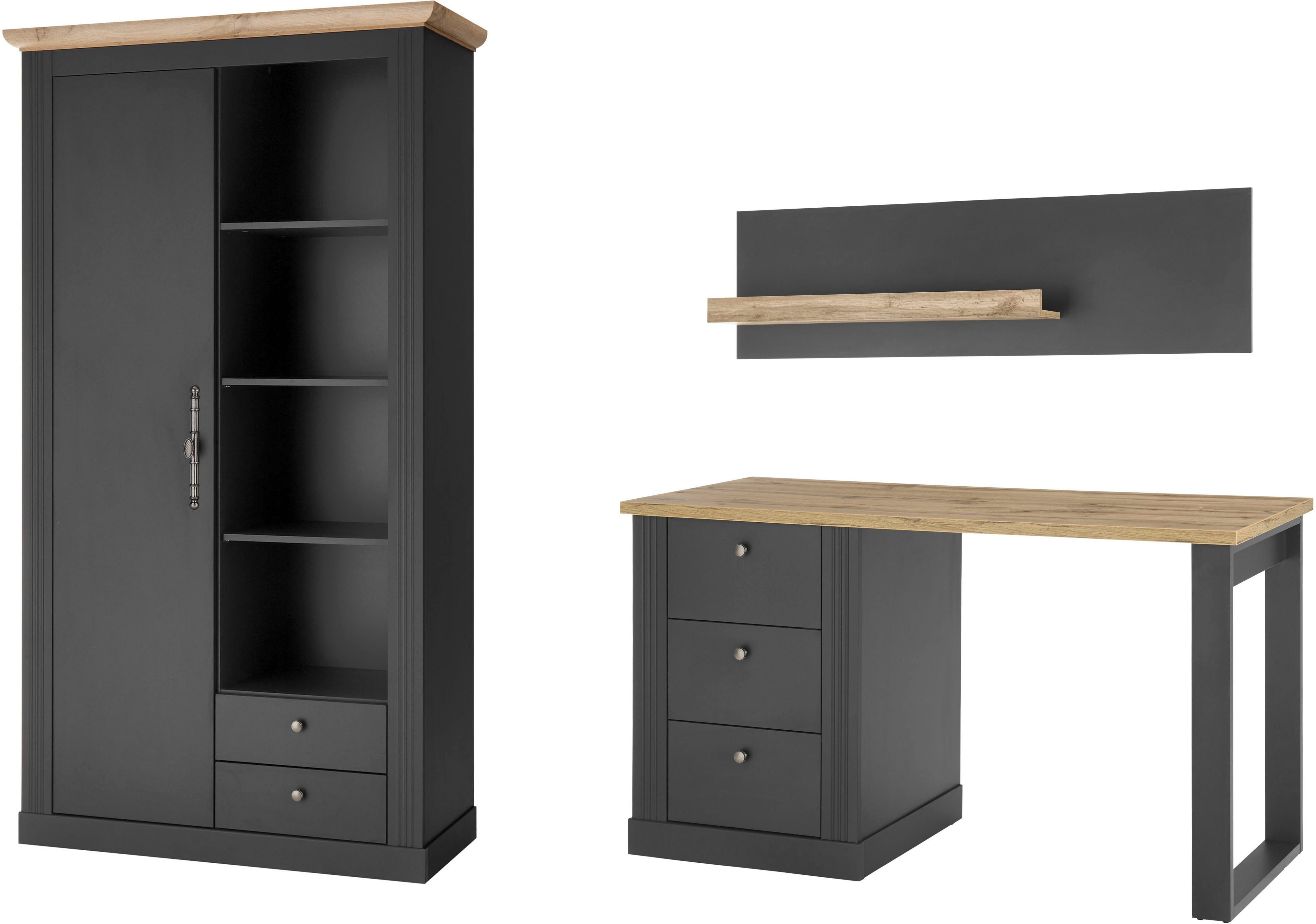 Home affaire Kantoormeubelset Westminster in romantische rustieke stijl, exclusief by otto