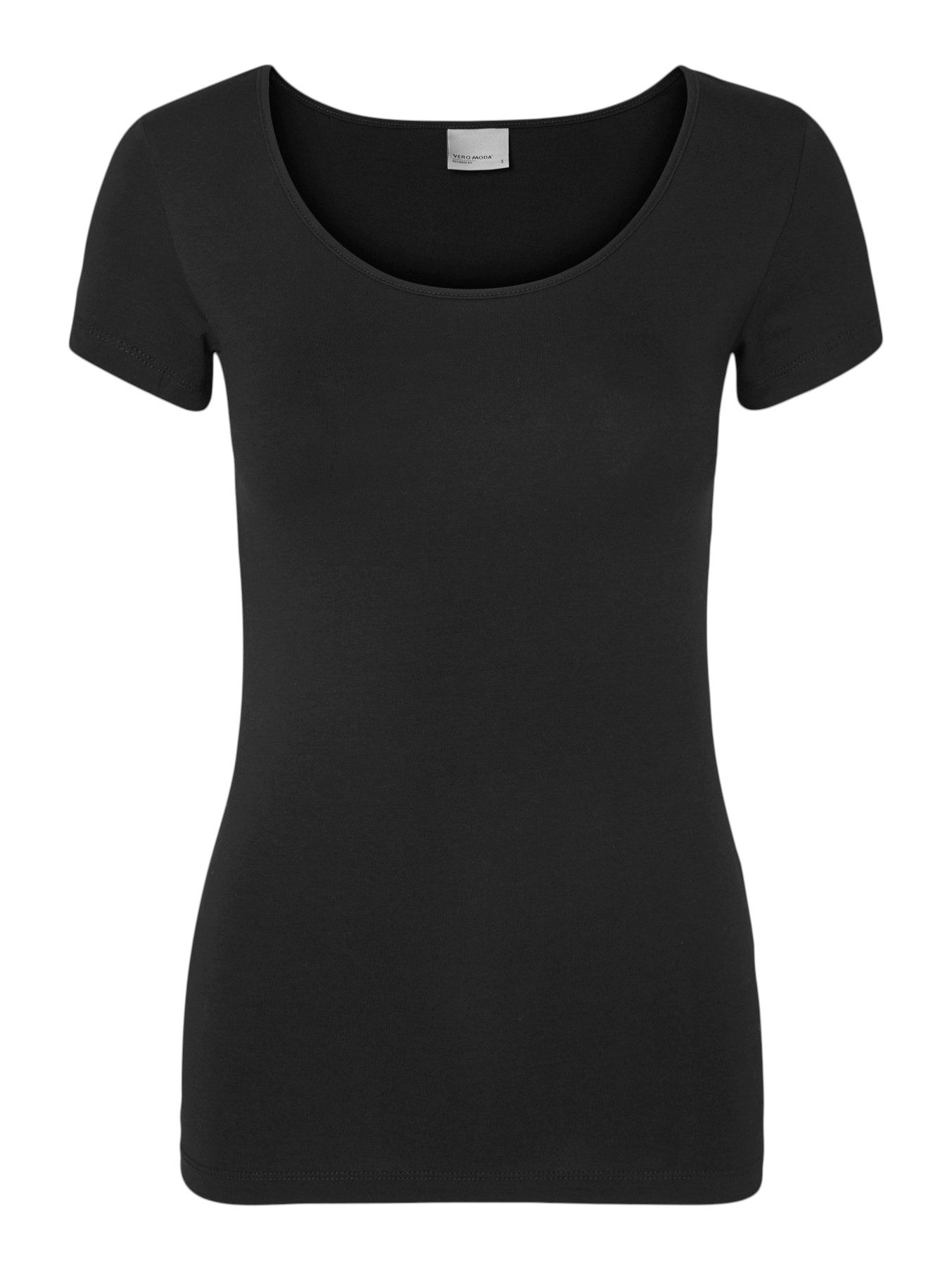 Vero Moda Shirt met ronde hals VMMAXI MY SOFT SS U-NECK