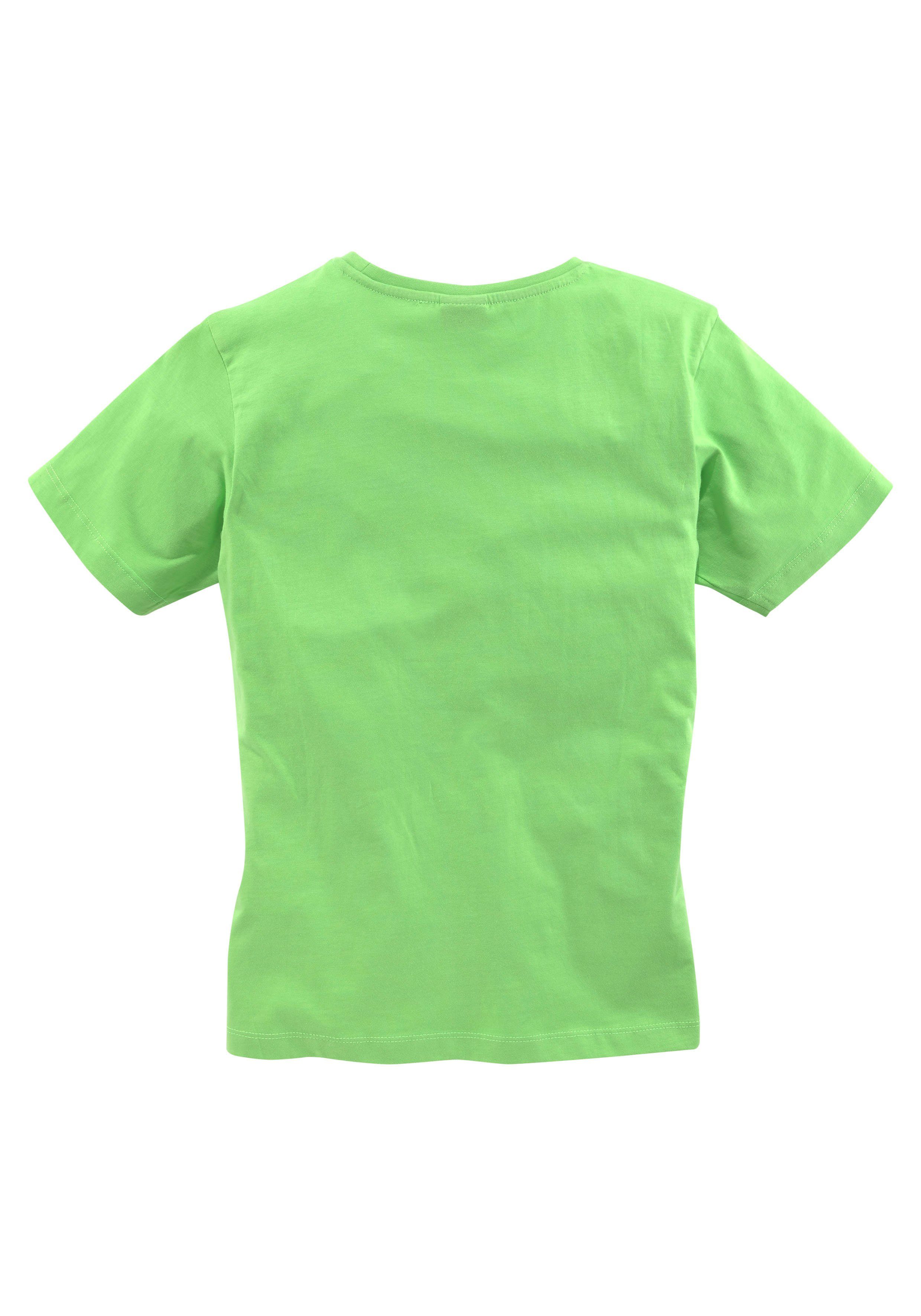 KIDSWORLD T-shirt WOLLEN IST WIE MACHEN.... Korte mouwen, basic pasvorm, bedrukt, ronde hals